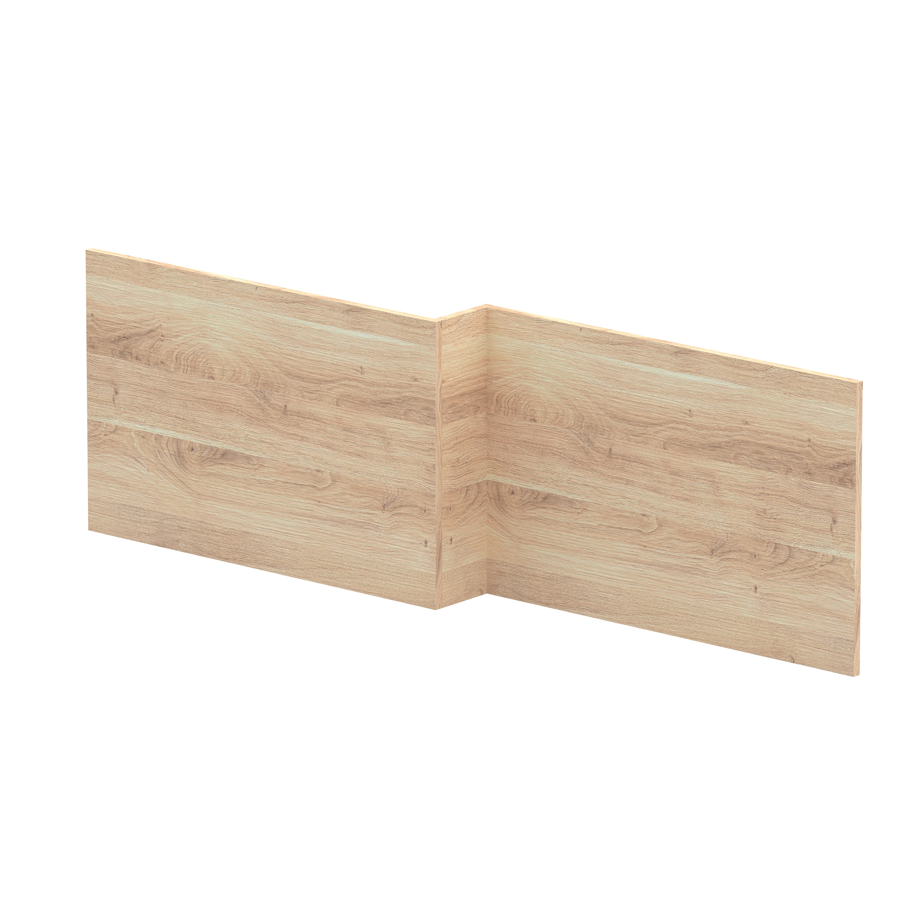 Hudson Reed Bleached Oak Square Shower Bath Front Panel MPD3035