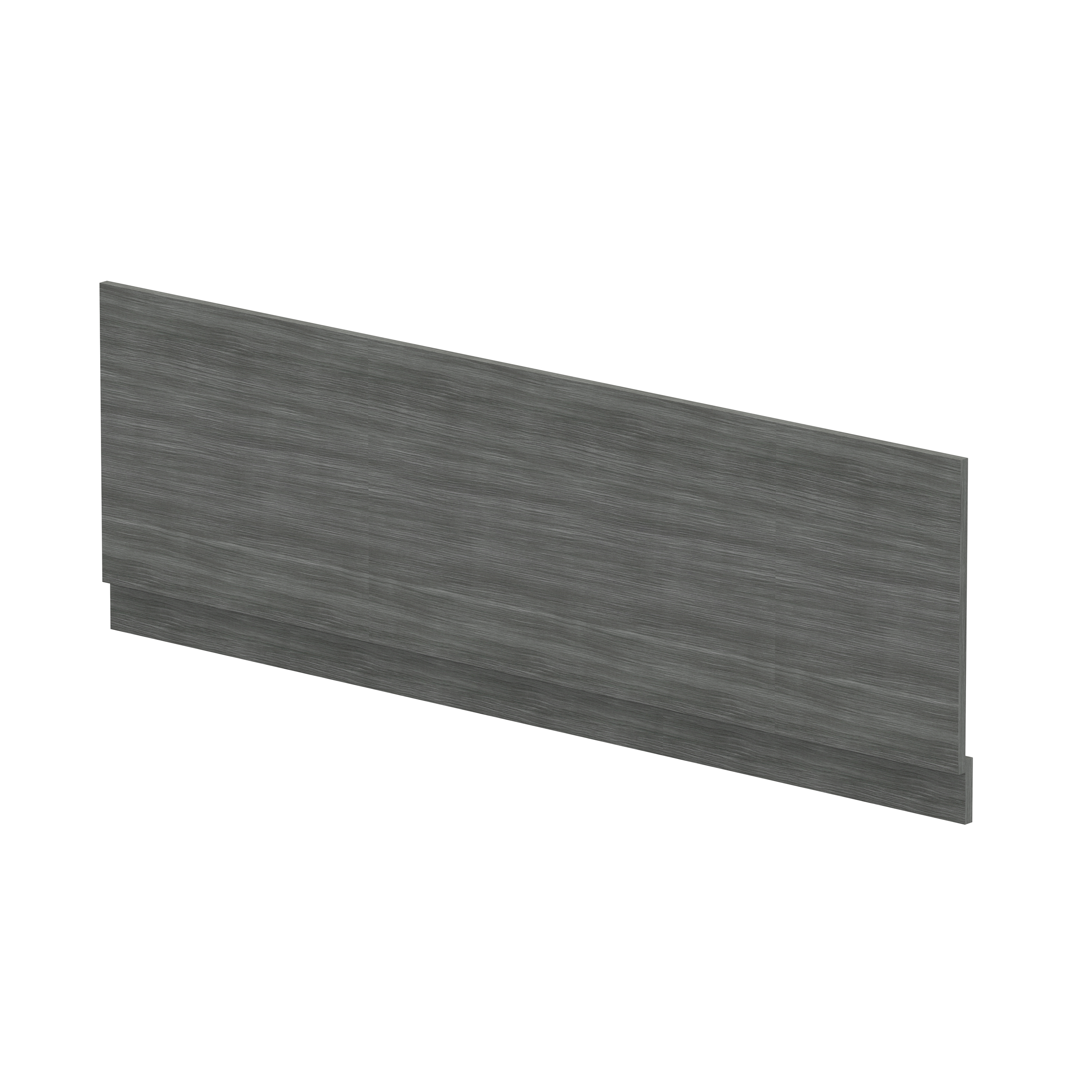 Hudson Reed Nuie Anthracite Woodgrain Straight Front Panel and Plinth 1700mm MPD505N