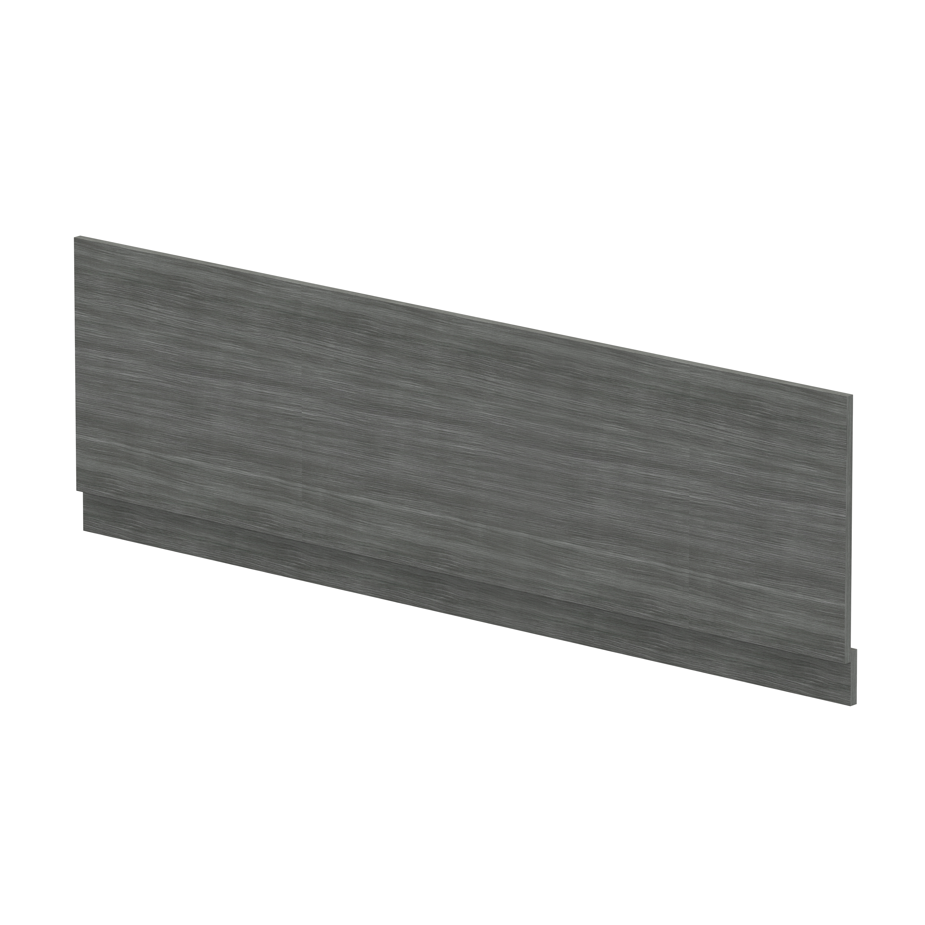 Hudson Reed Nuie Anthracite Woodgrain Straight Front Panel and Plinth 1800mm MPD507N