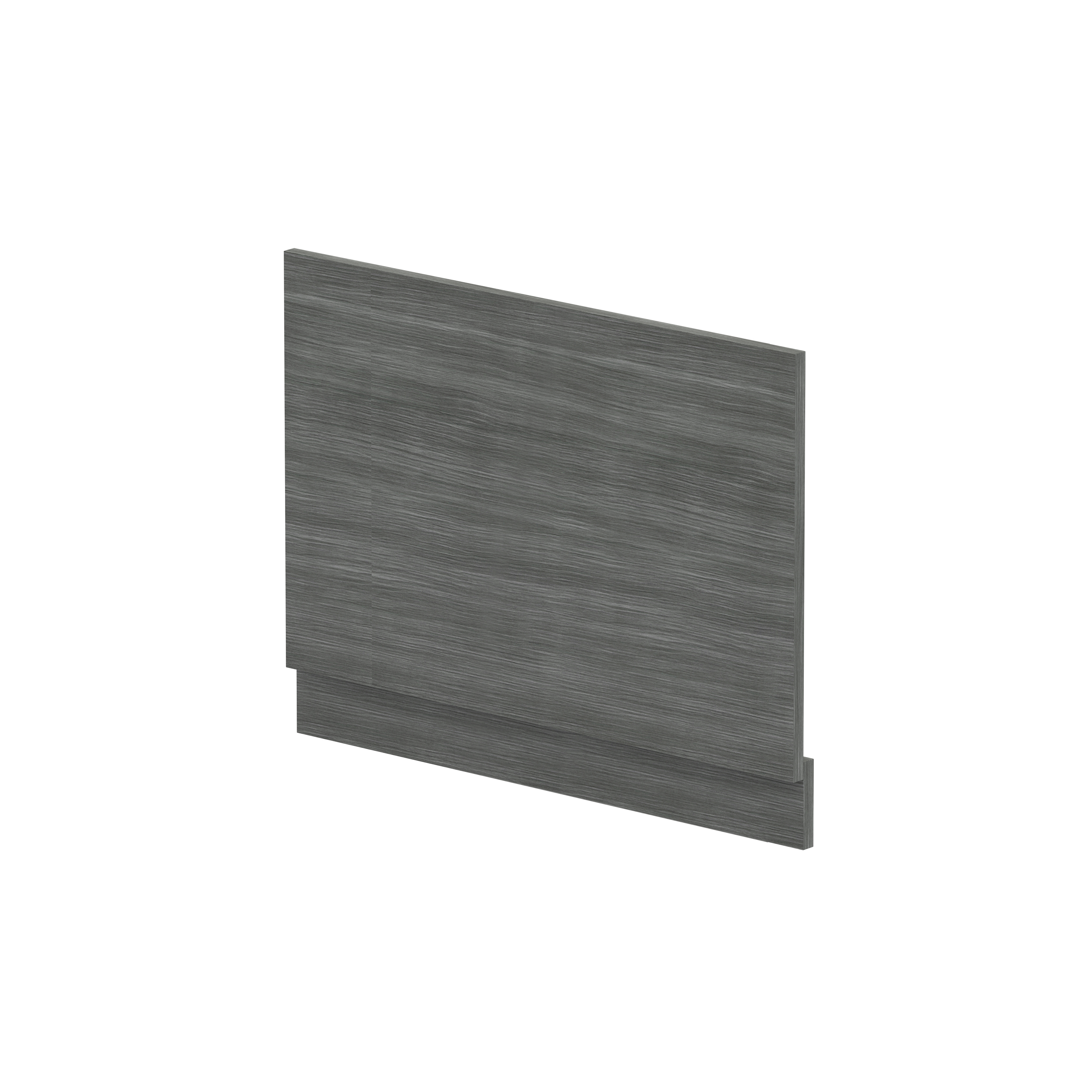 Hudson Reed Nuie Anthracite Woodgrain Straight End Panel and Plinth 750mm MPD512N