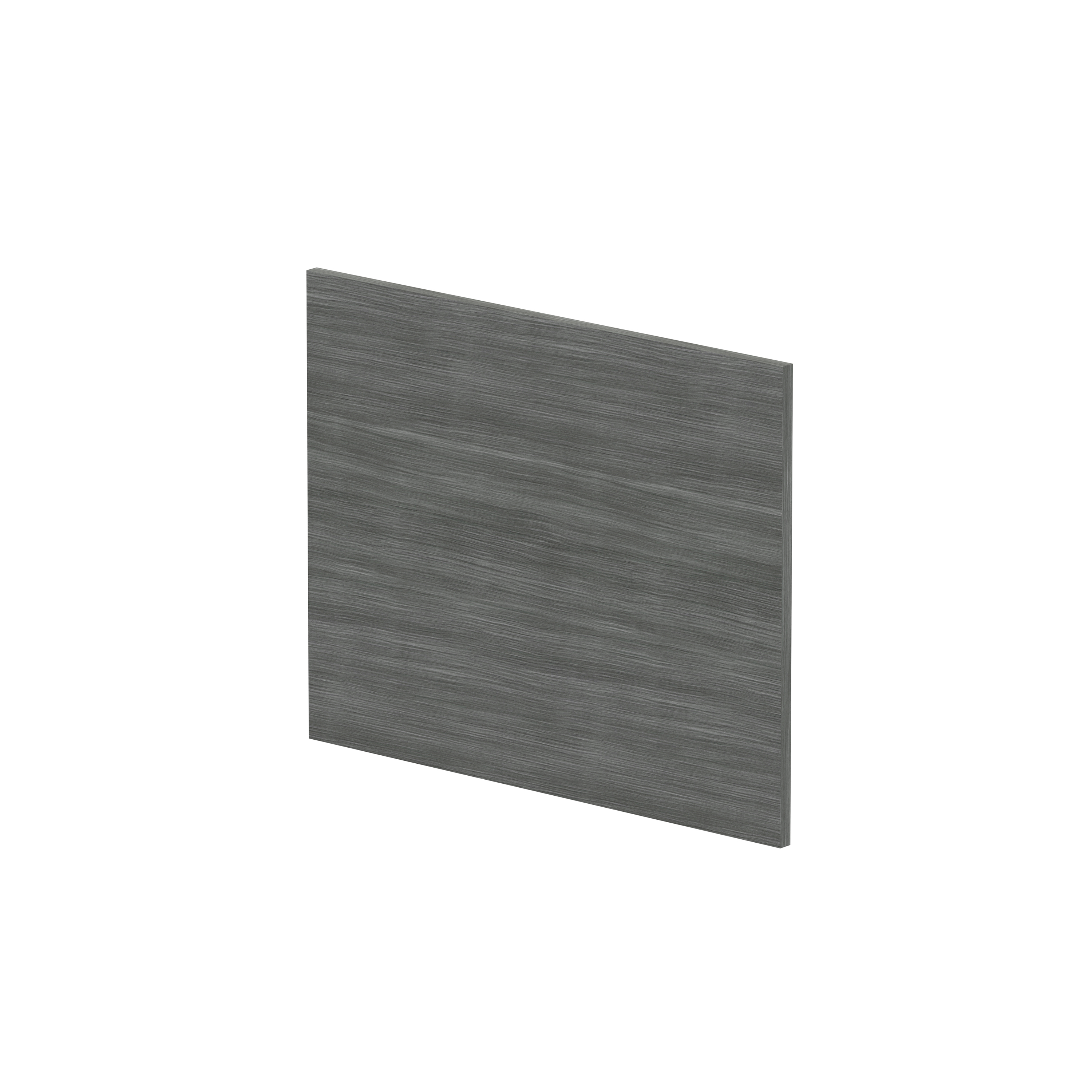 Nuie Anthracite Woodgrain Shower Bath End Panel 700mm MPD531N