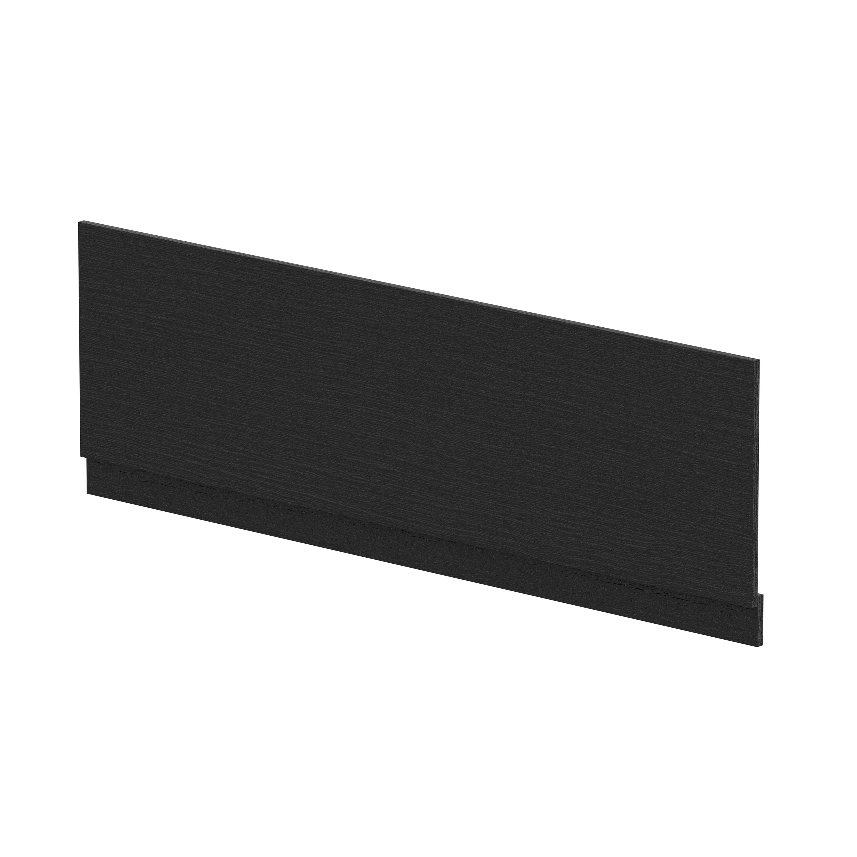 Hudson Reed Nuie Charcoal Black Straight Front Panel and Plinth 1700mm MPD605N