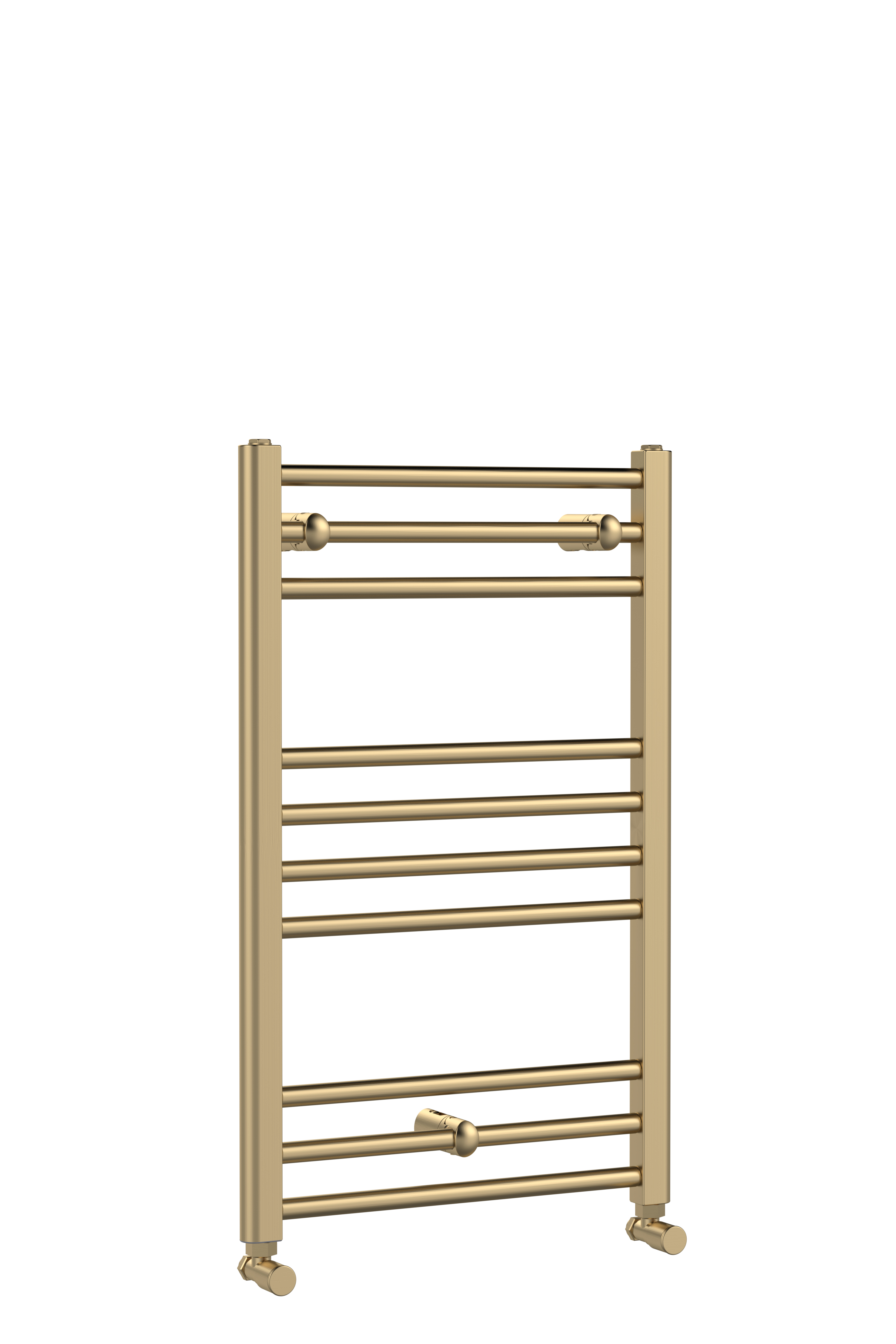 Hudson Reed Nuie Lorica Brushed Brass Round Straight Towel Radiator 800x500 MTY803