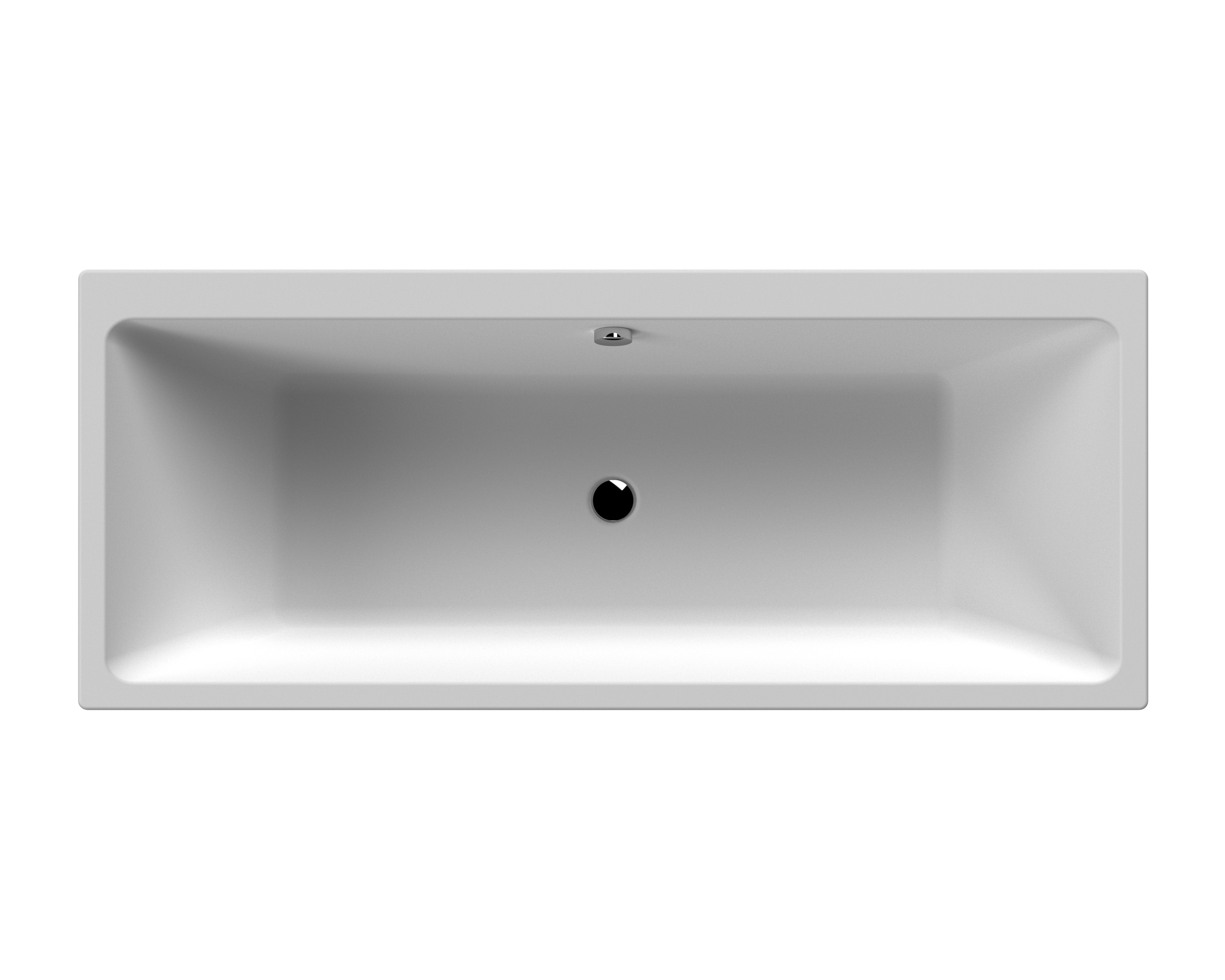 Nuie Asselby White Thin Edge Double Ended Bath 1700 x 700mm NBA909