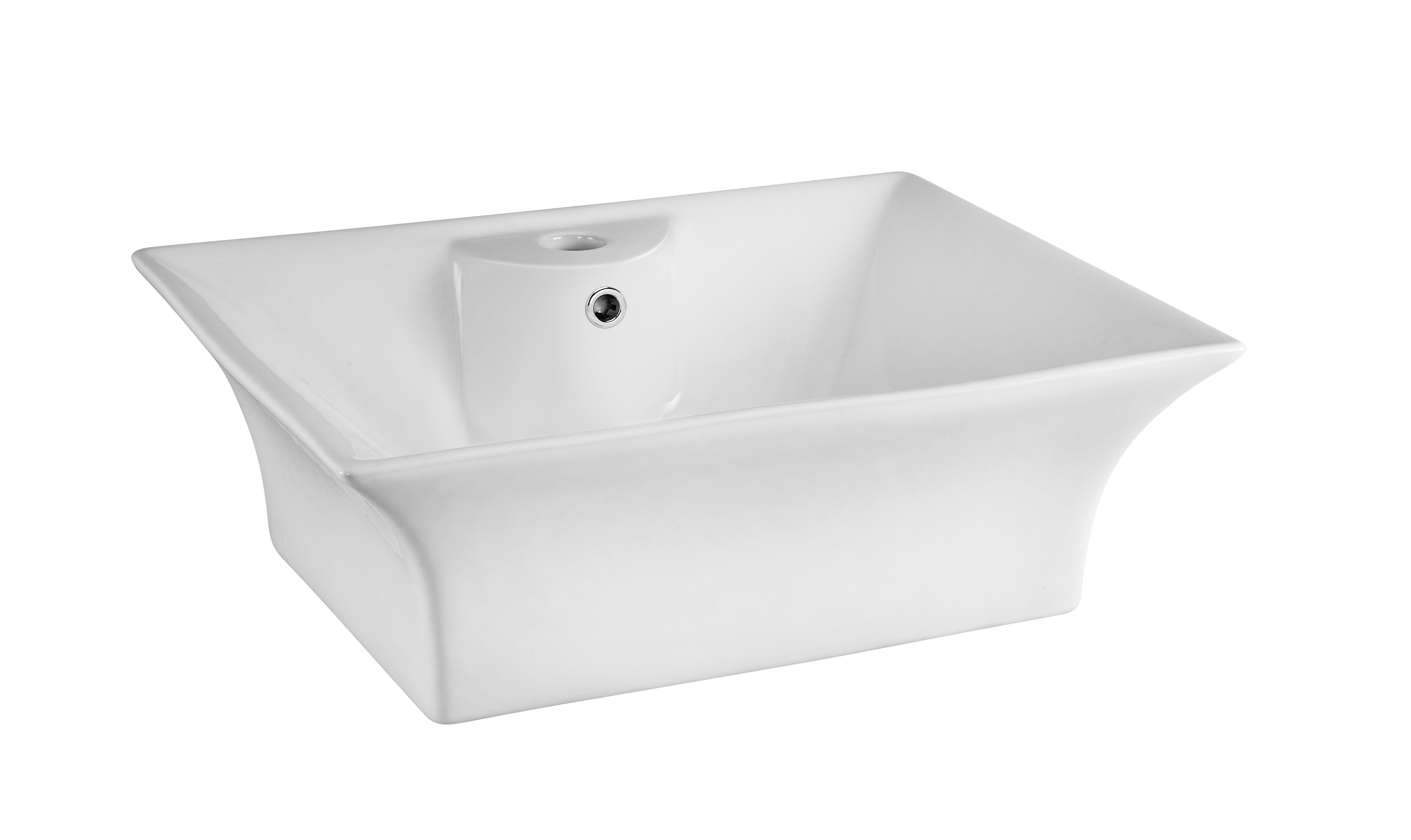 Hudson Reed Nuie Basin White Rectangular Vessel NBV005