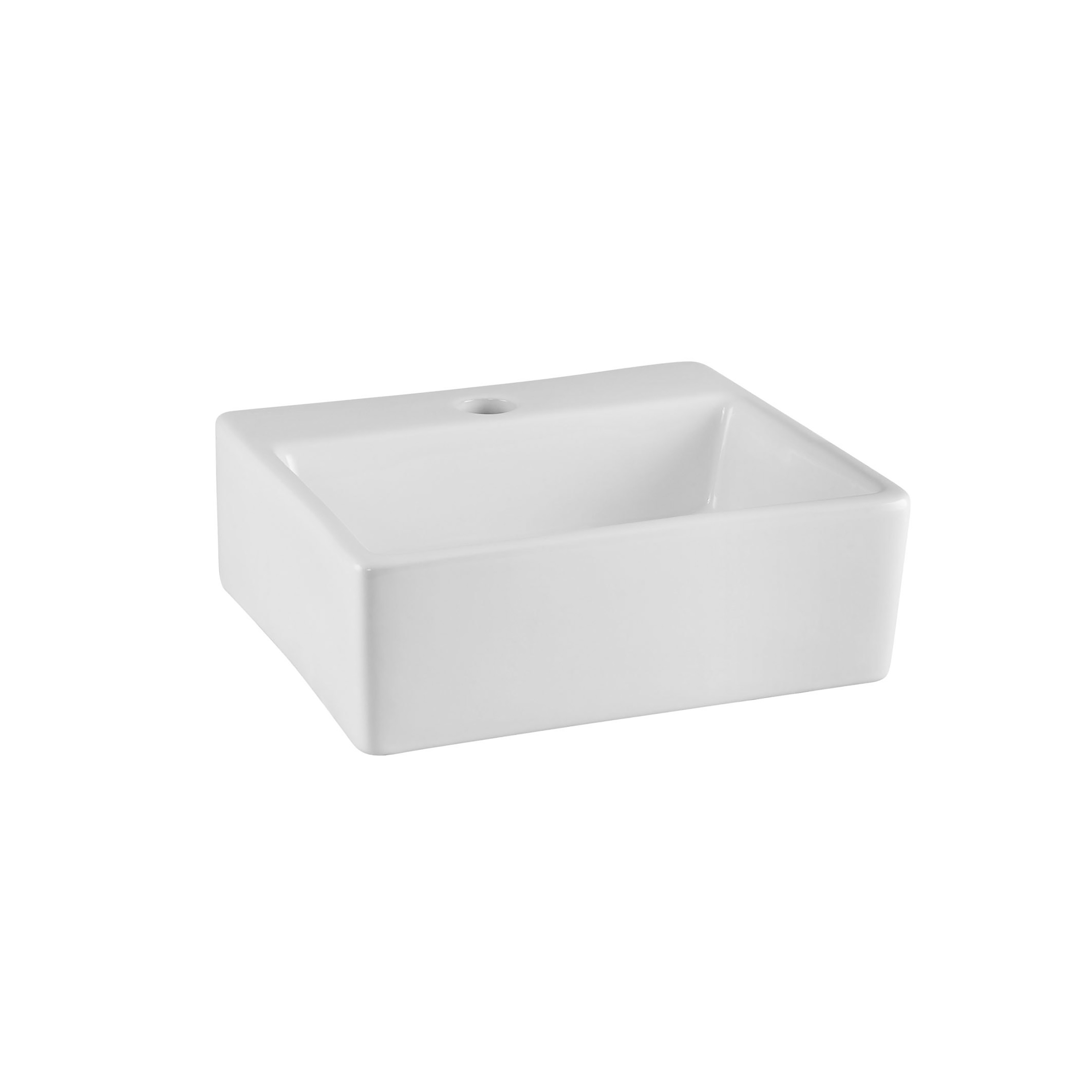Hudson Reed Nuie Basin White Rectangular Vessel NBV106
