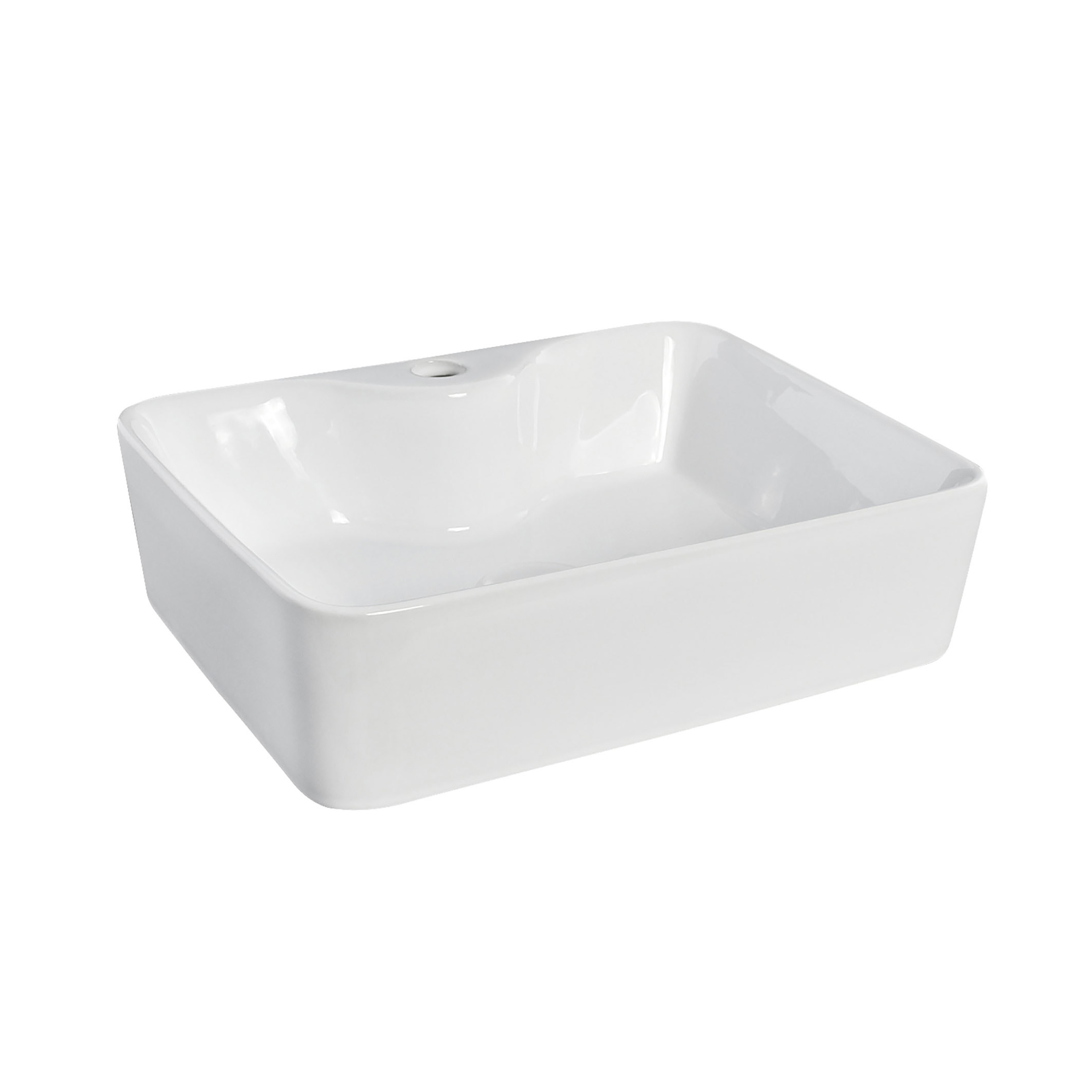 Hudson Reed Nuie Basin White Rectangular Vessel NBV119