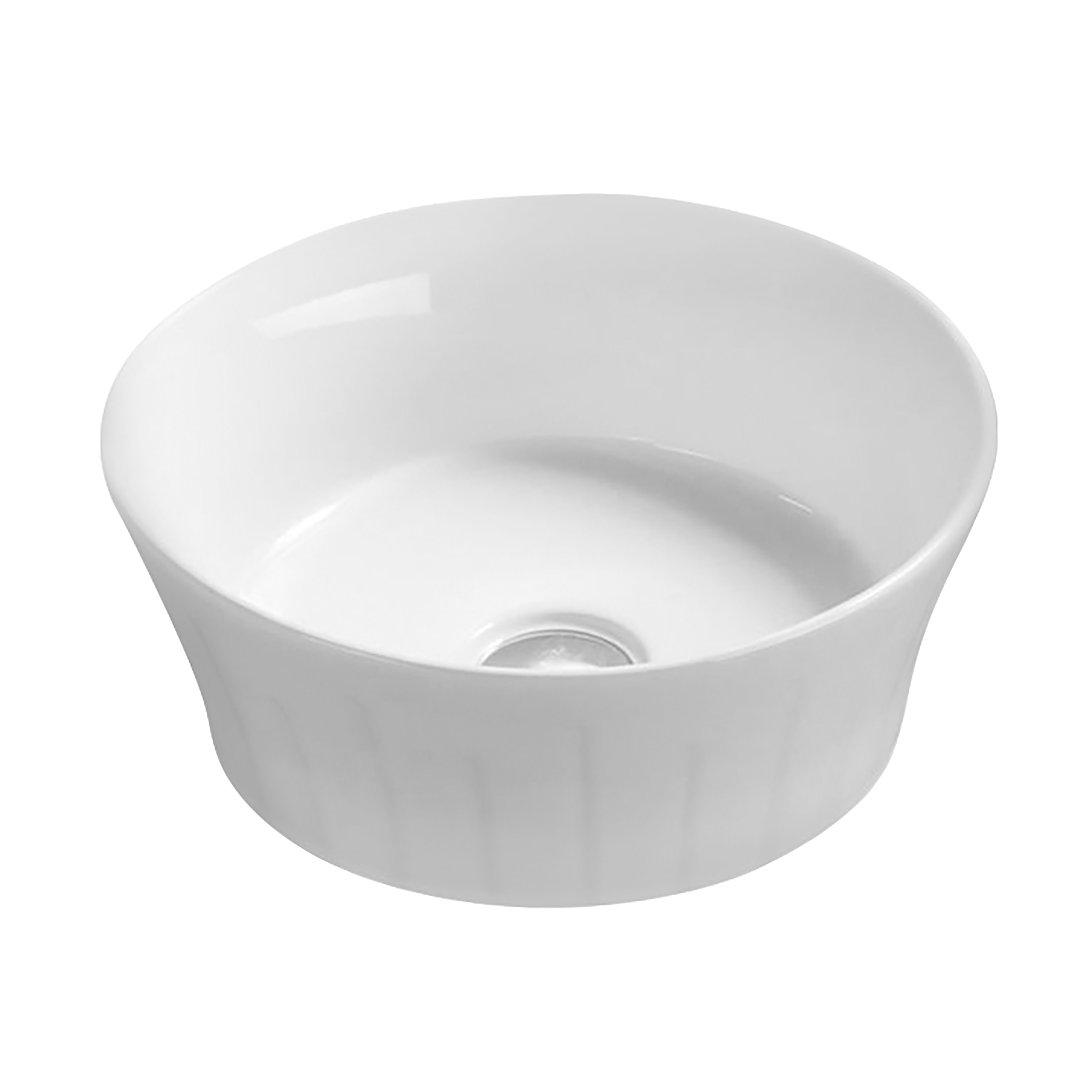 Hudson Reed Nuie Basin White Round Vessel NBV167