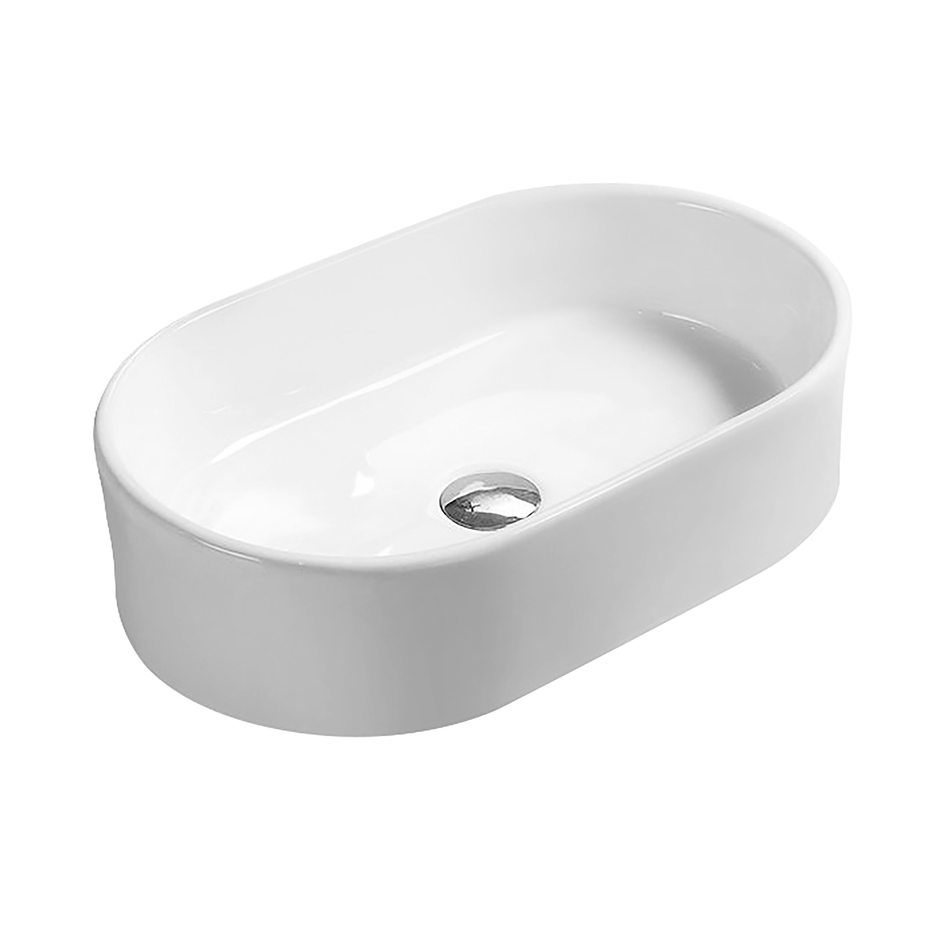 Hudson Reed Nuie Basin White Oval Vessel NBV169