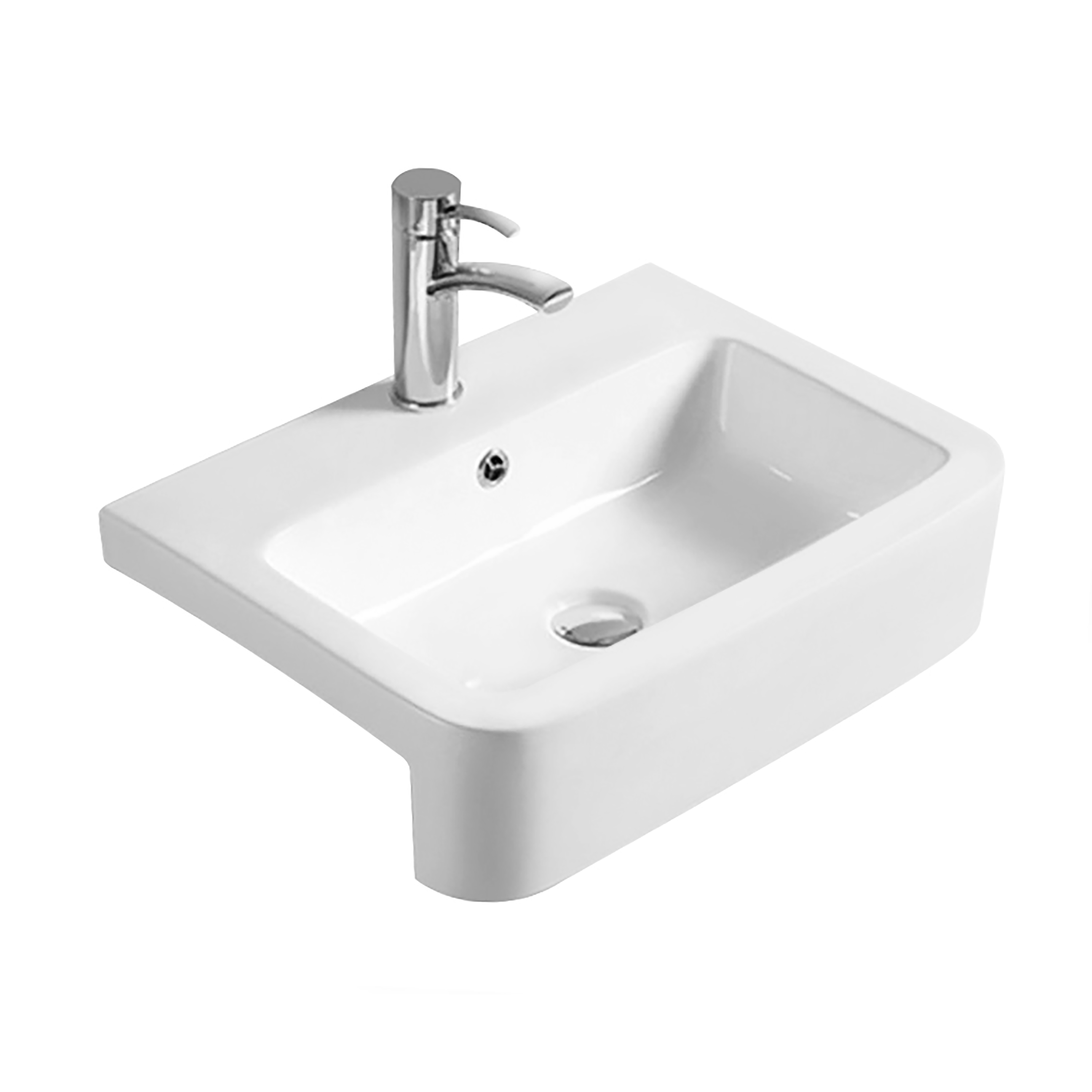 Hudson Reed Nuie Basin White Semi recessed NBV171