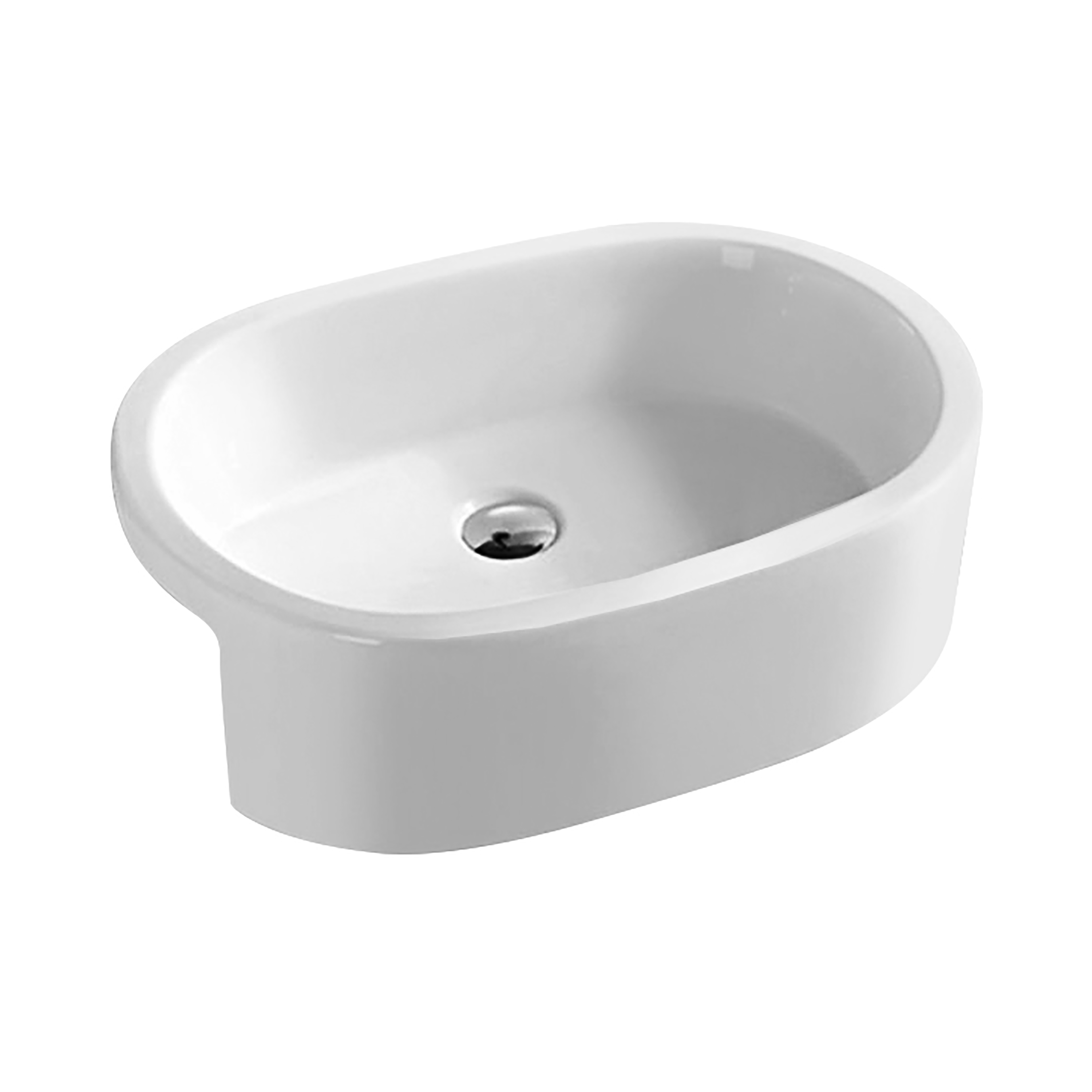 Hudson Reed Nuie Basin White Semi recessed NBV173