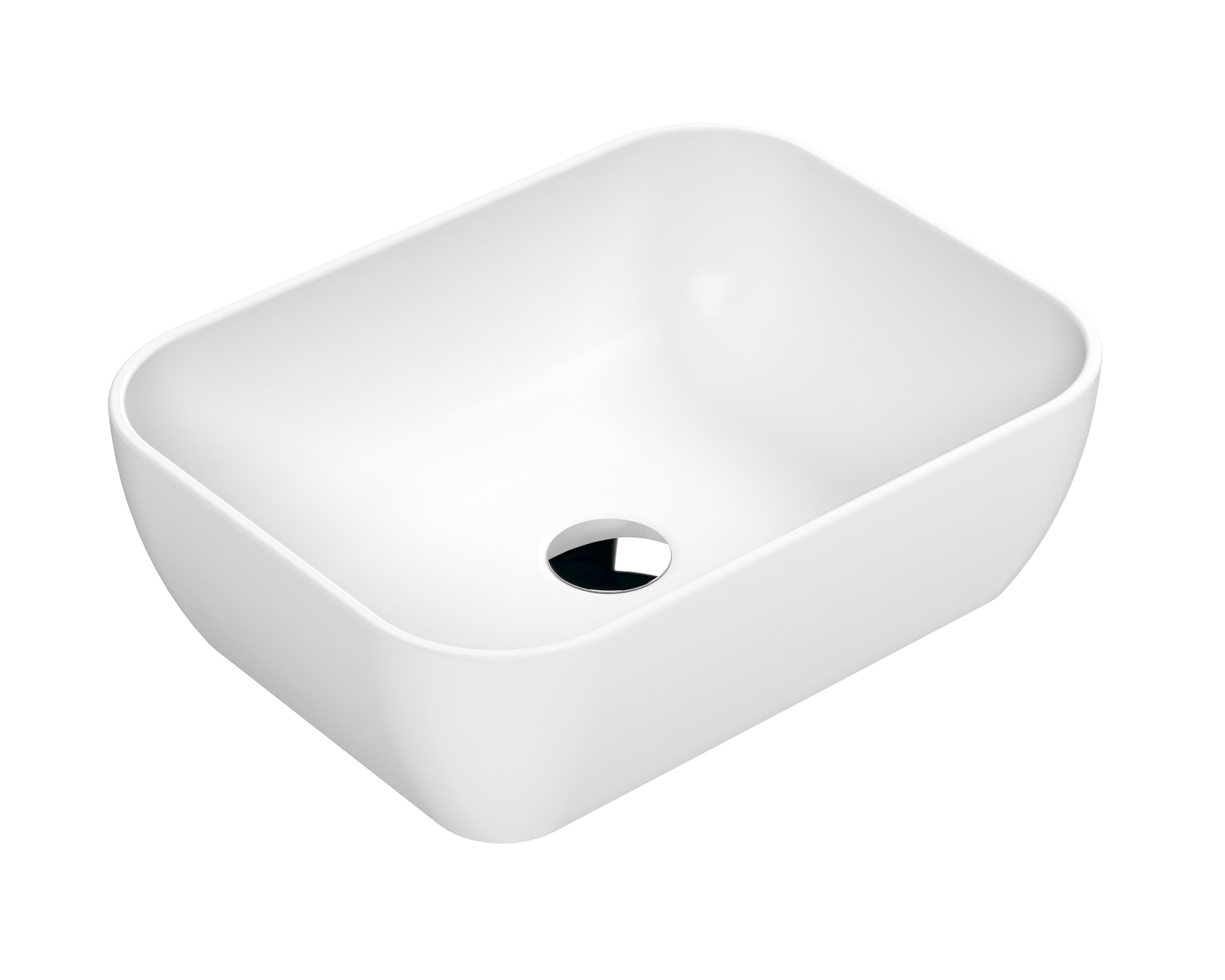 Hudson Reed Nuie Basin Matt White Square Vessel NBV258