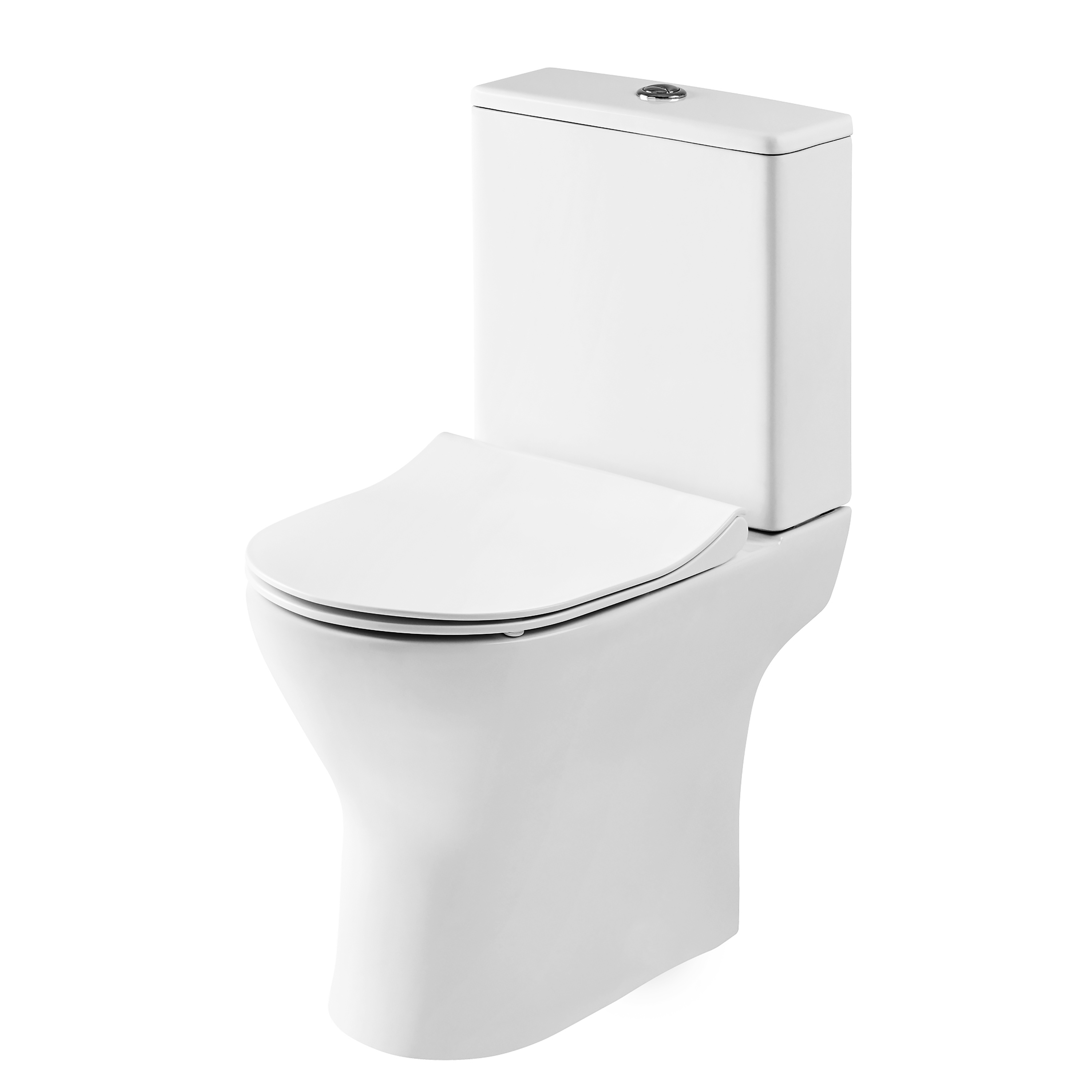 Nuie Freya White Pan, Cistern and Seat NCG350