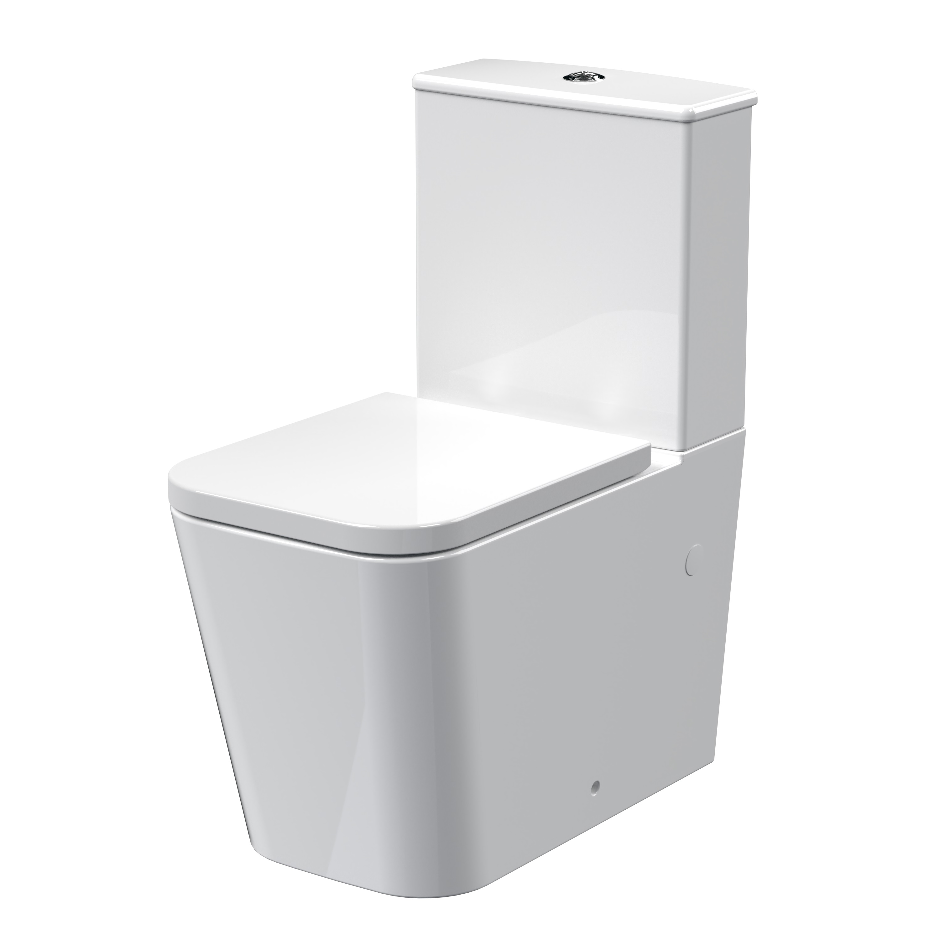 Nuie Fenton White Pan, Cistern and Seat NCG550