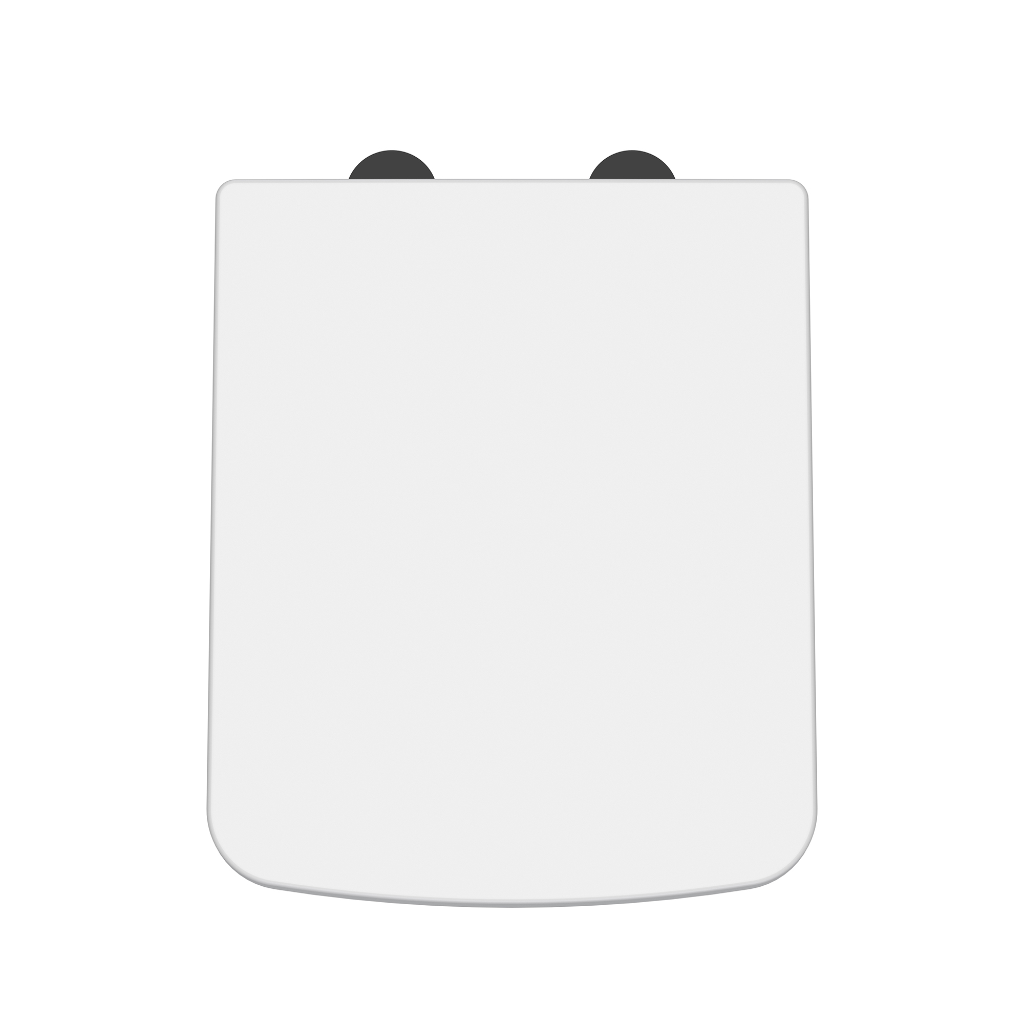 Hudson Reed Nuie Toilet Seat Gloss White Square Soft Close NCH198B