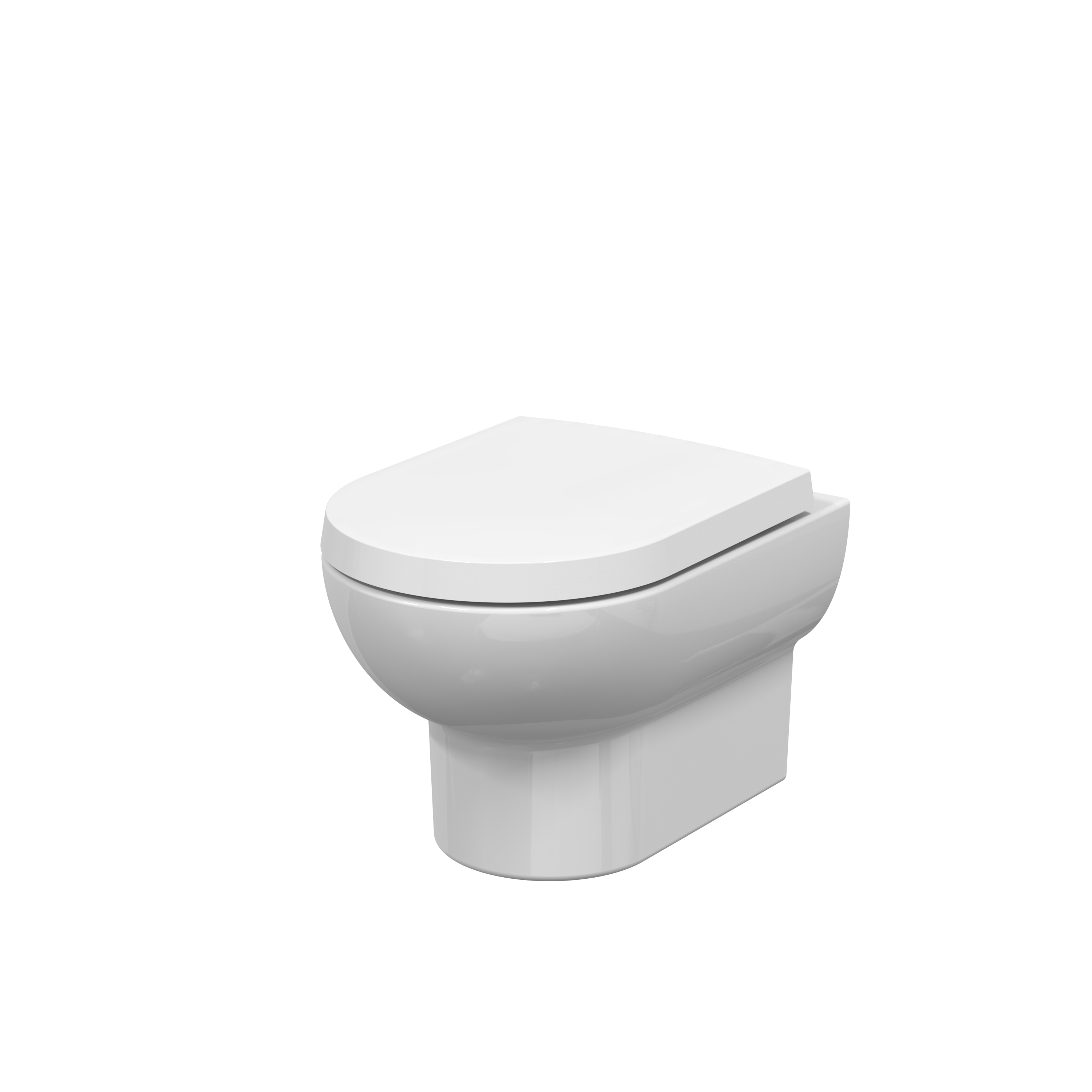 Nuie Isla White Wall Hung Pan NCK240