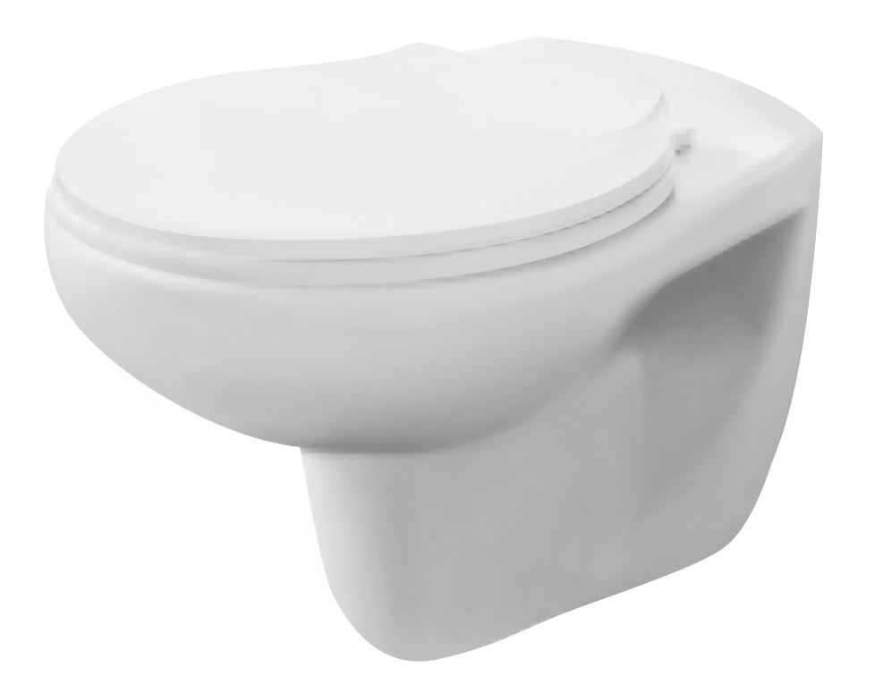 Nuie Melbourne White Wall Hung Pan NCS140