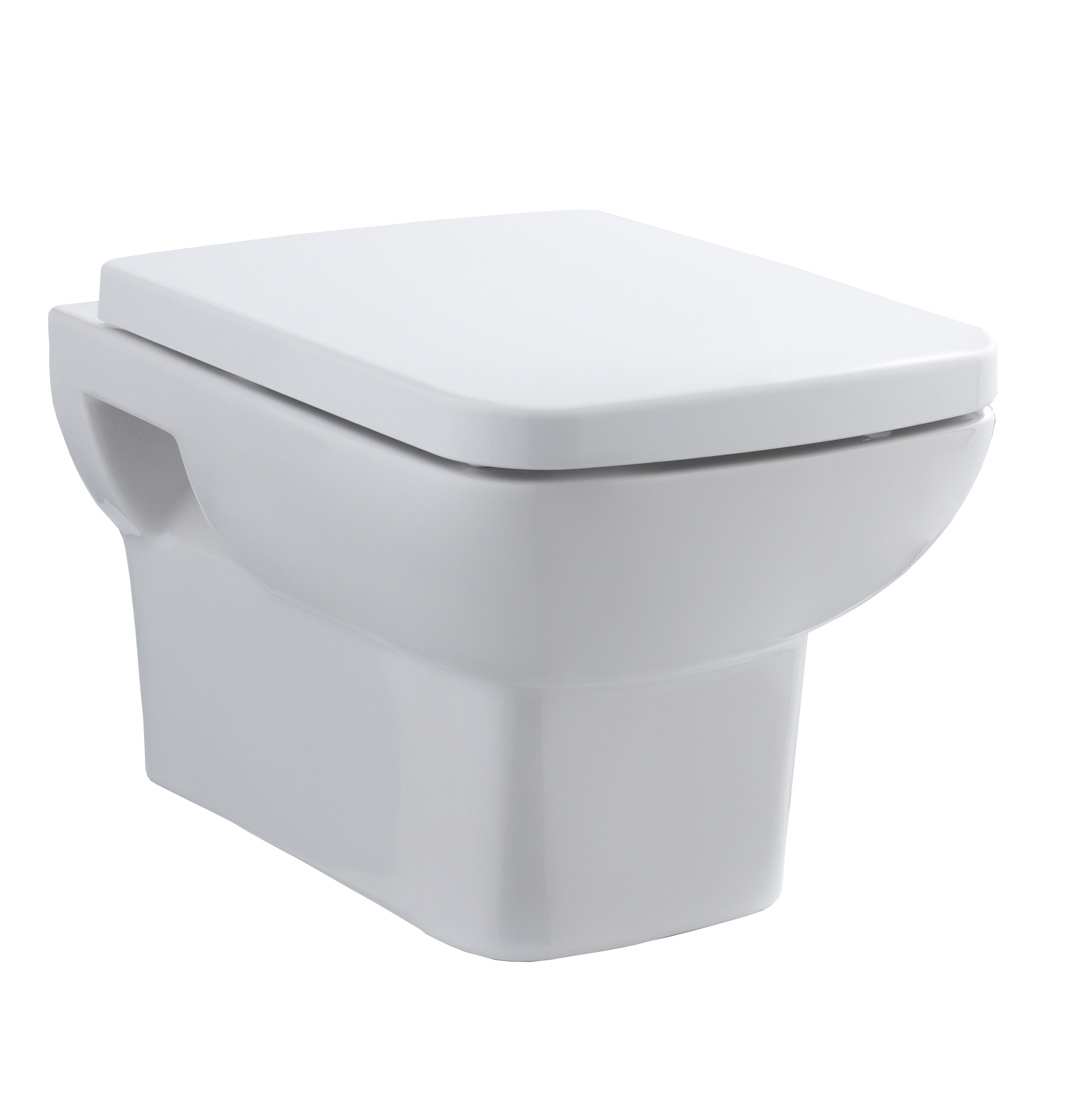 Hudson Reed Arlo Gloss White Wall Hung Pan and Seat CPA005