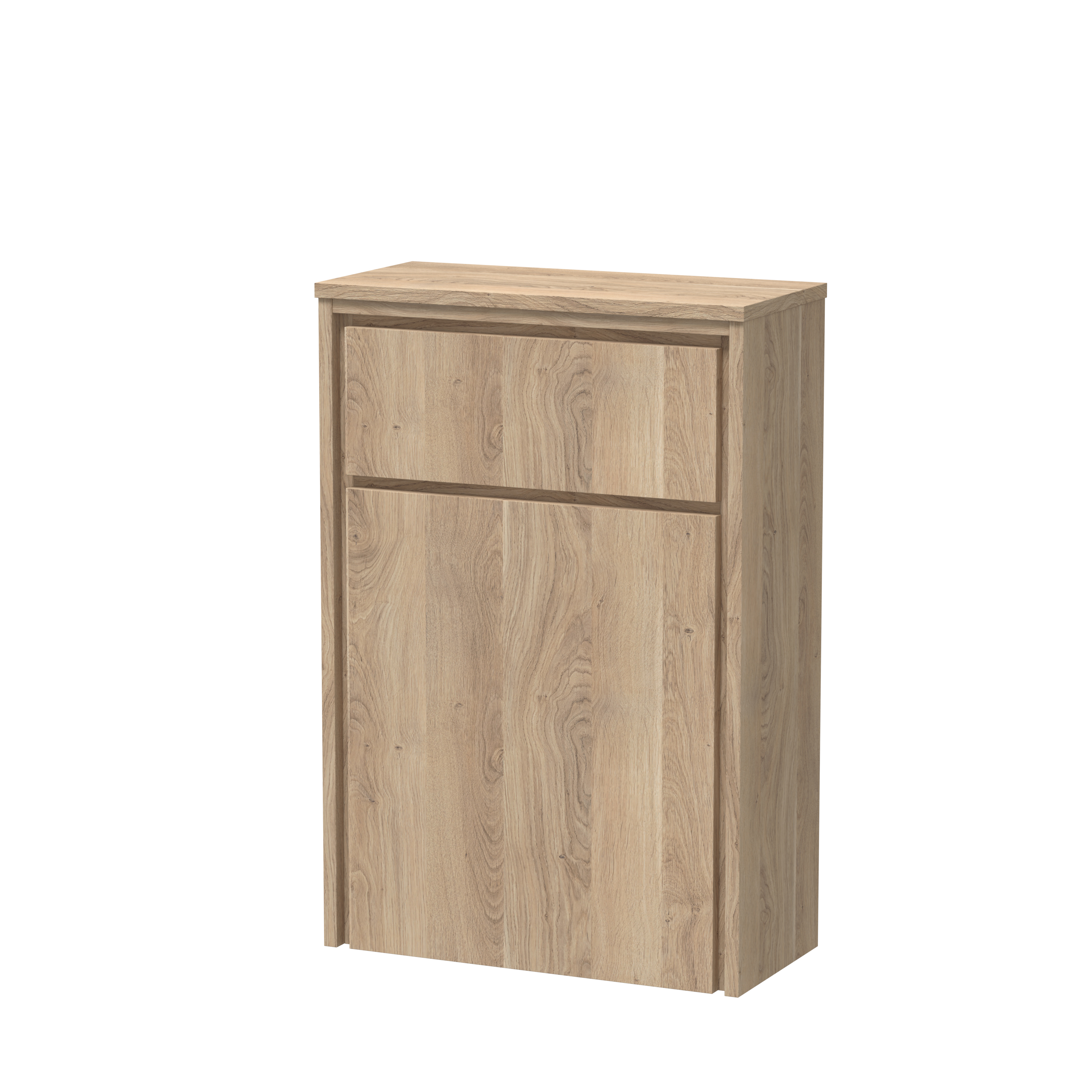 Hudson Reed Lille Bleached Oak 550mm WC Unit 255 Deep NFF3041
