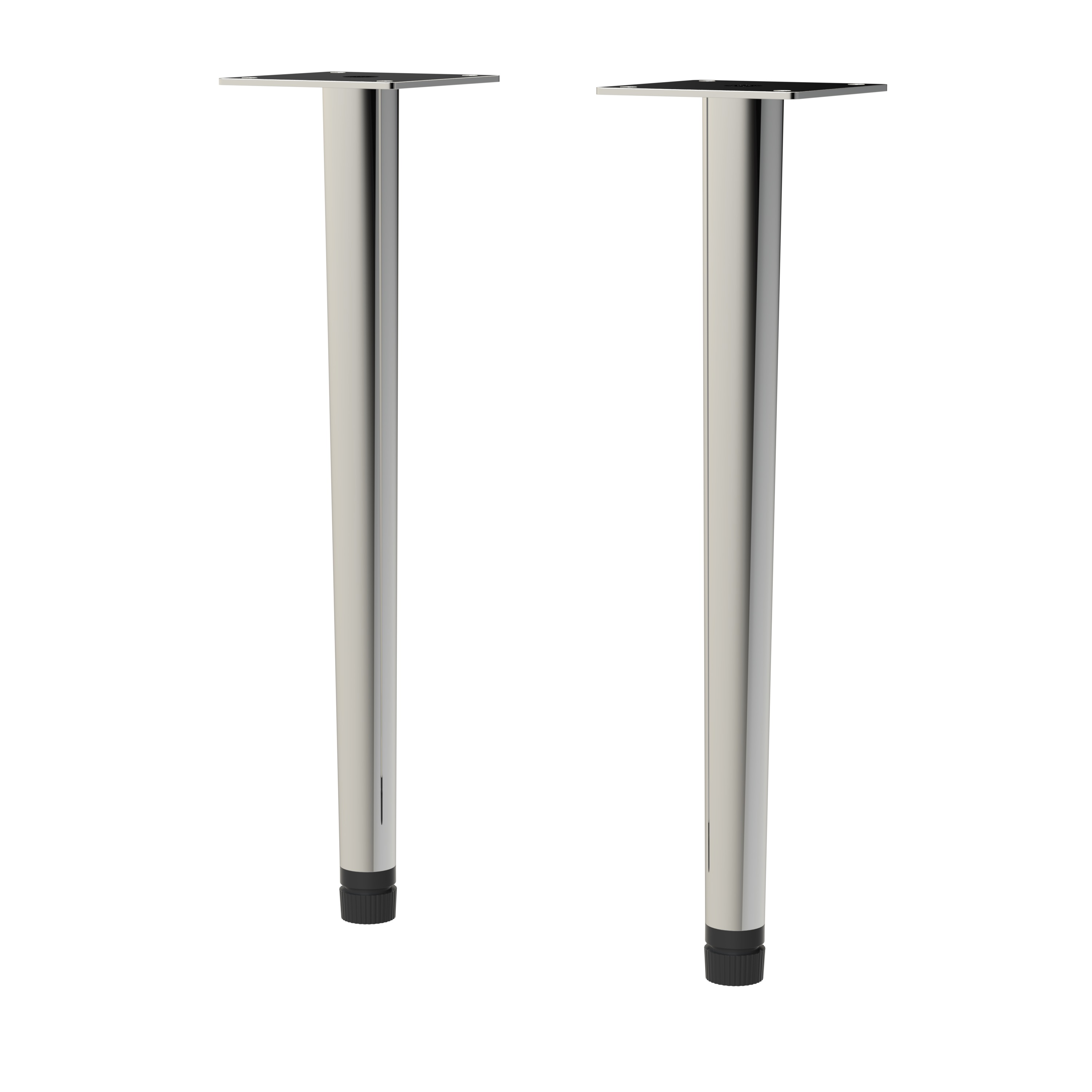 Hudson Reed Nuie Chrome Wall Hung Vanity Decorative Leg Set NFL326