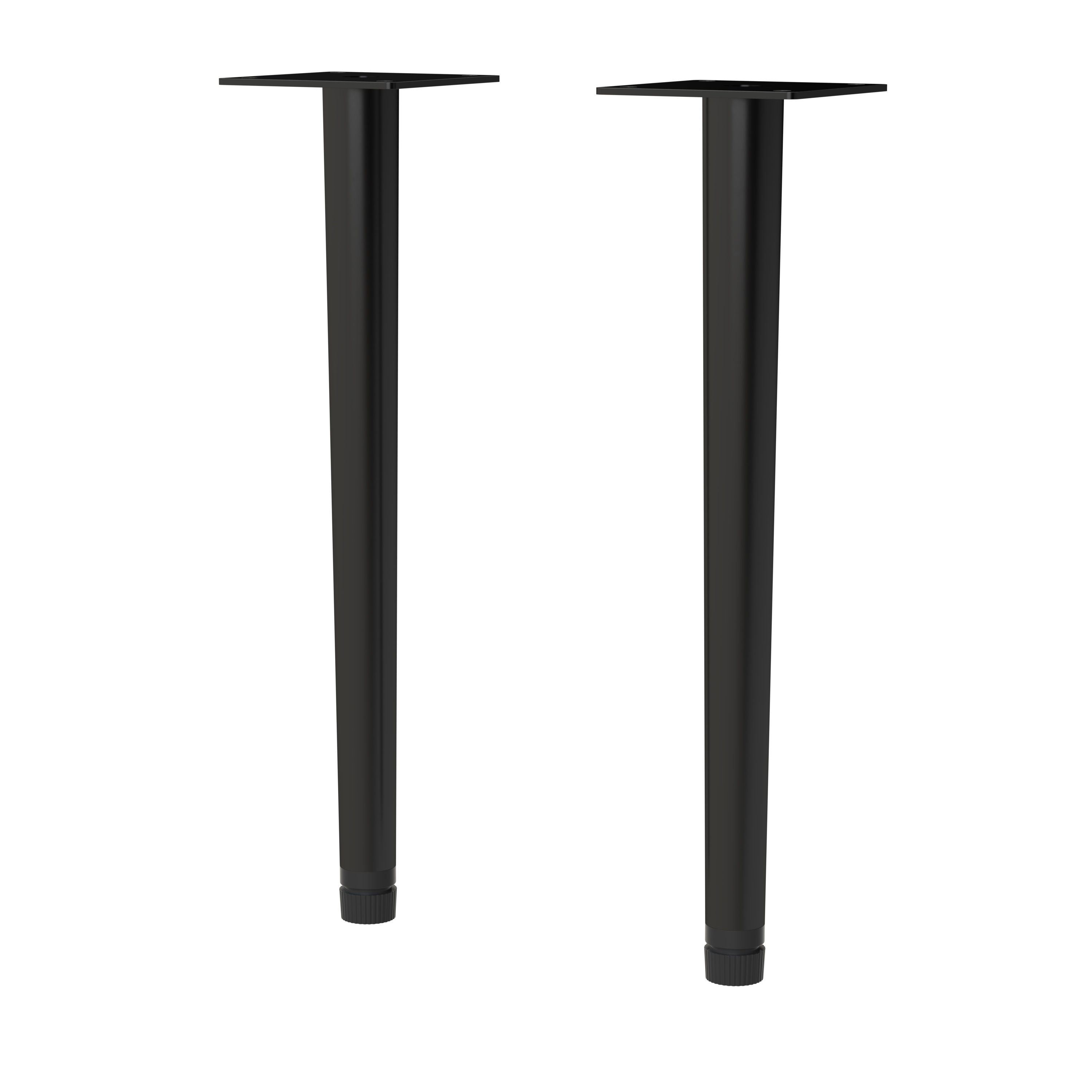 Hudson Reed Nuie Black Wall Hung Vanity Decorative Leg Set NFL426
