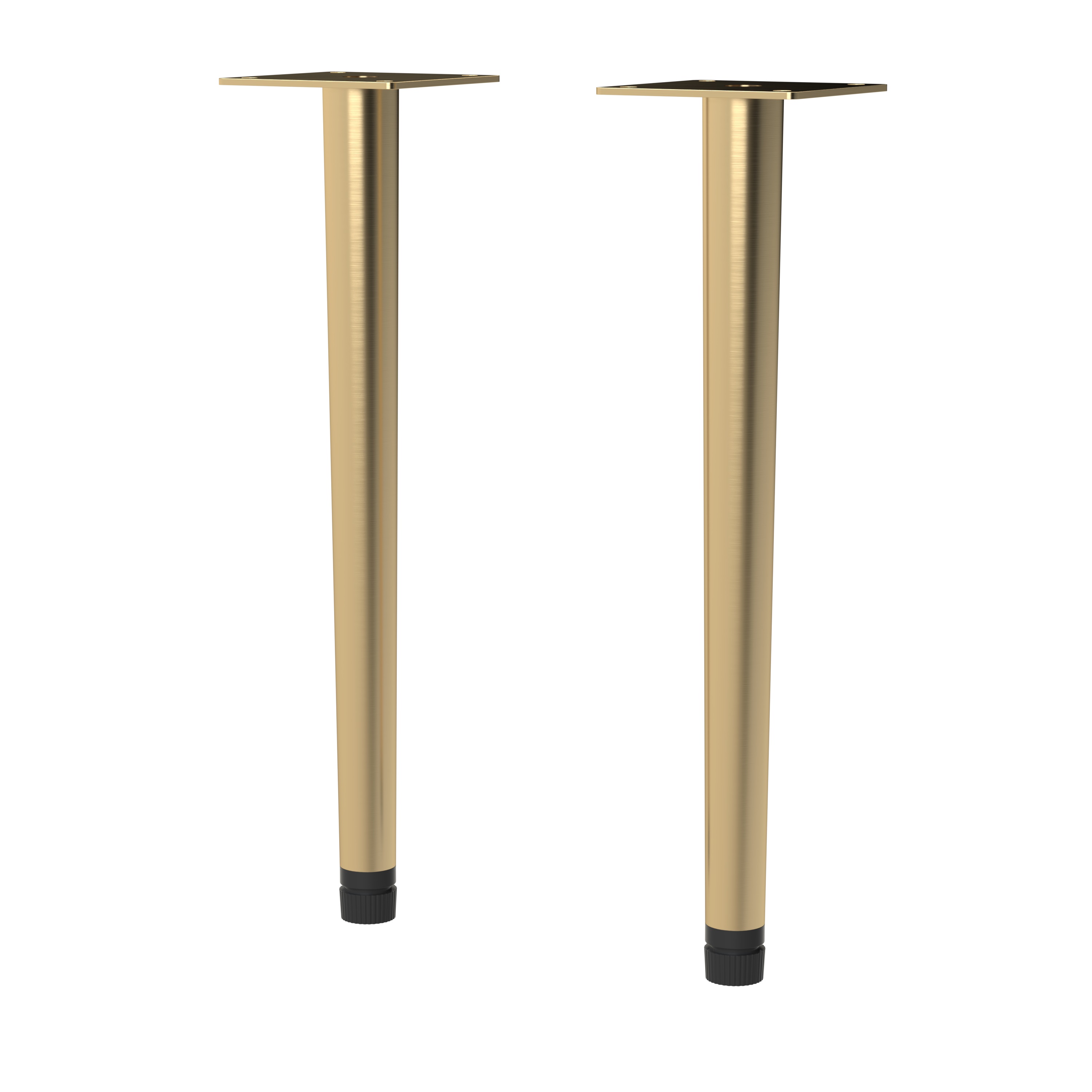 Hudson Reed Nuie Brushed Brass Wall Hung Vanity Decorative Leg Set NFL826