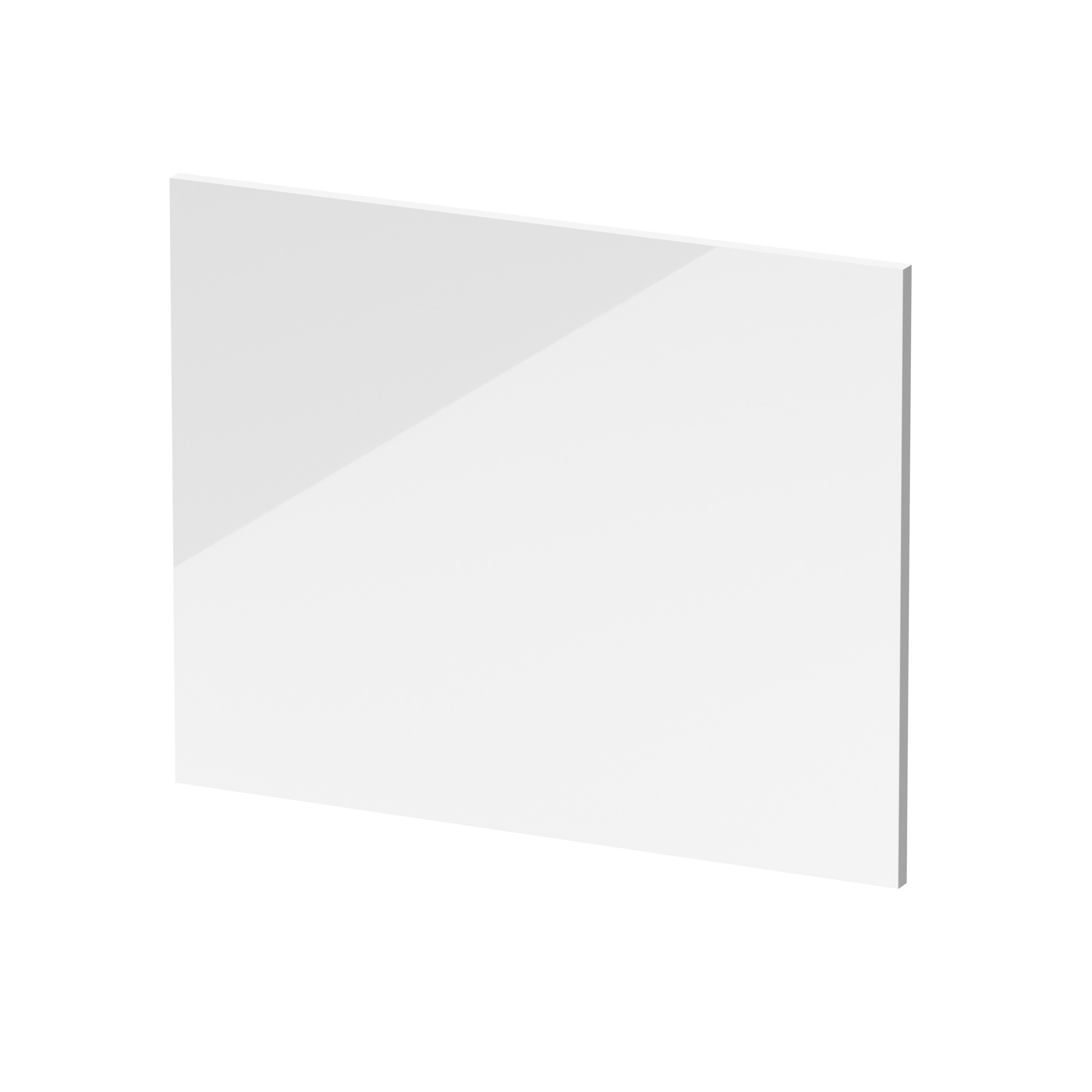 Nuie Gloss White Shower Bath End Panel 700mm NMP131