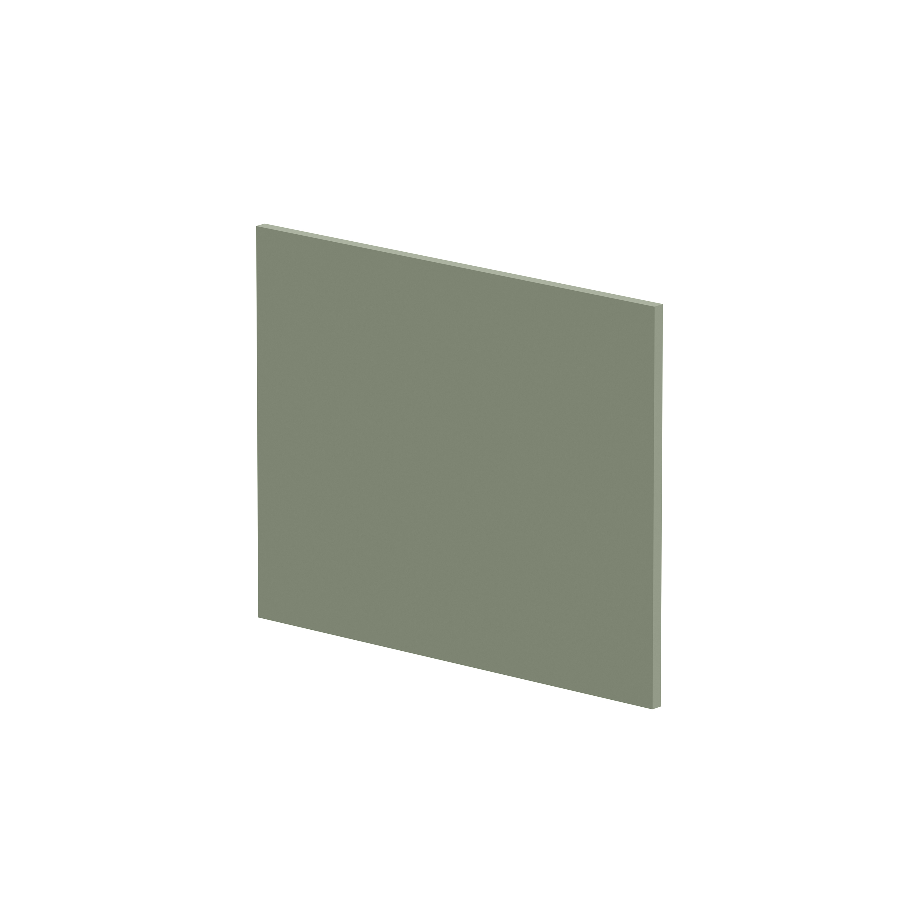 Hudson Reed Nuie Satin Green Shower Bath End Panel 700mm NMP831