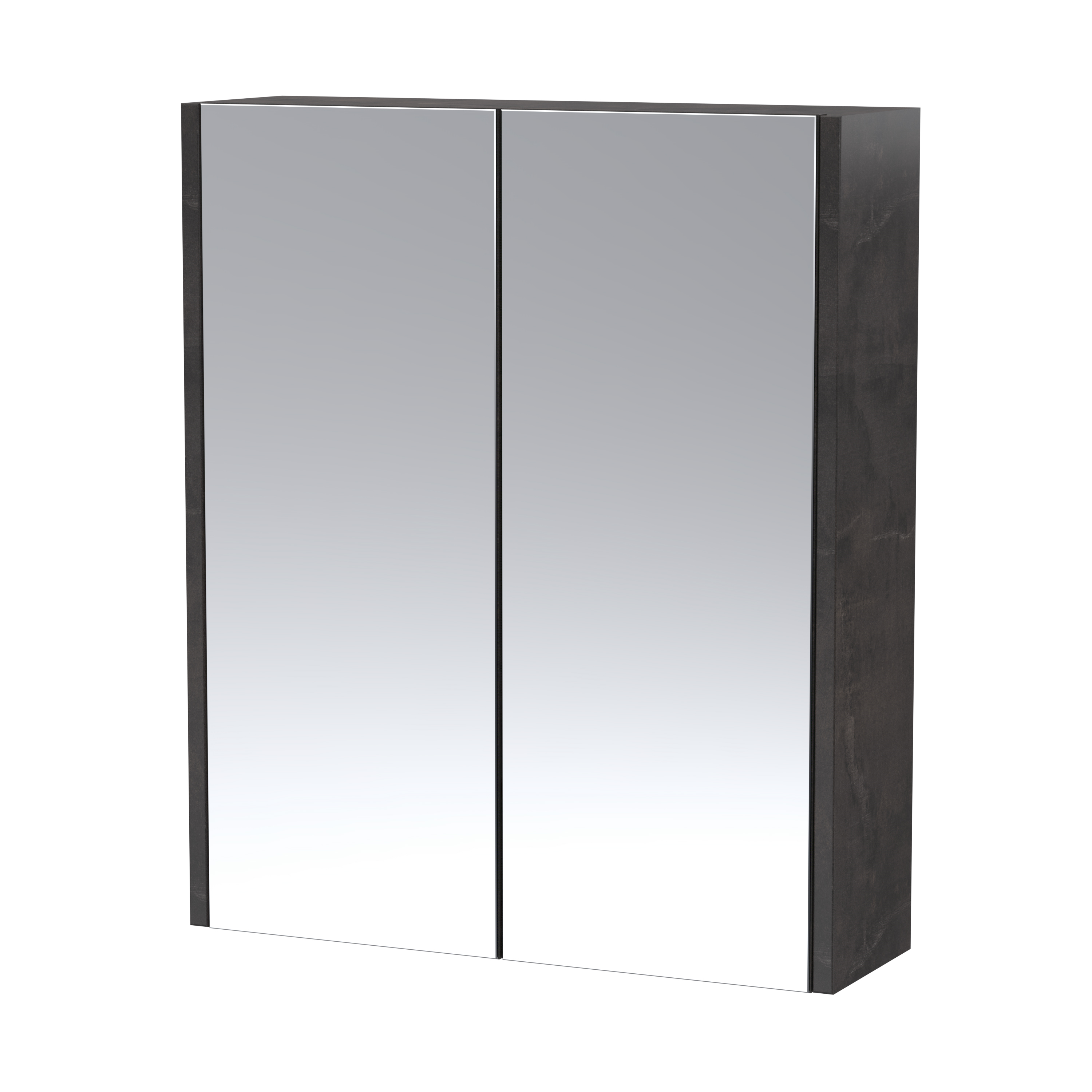 Hudson Reed Juno Metallic Slate 600mm Mirror Unit 50 50 NPF2617