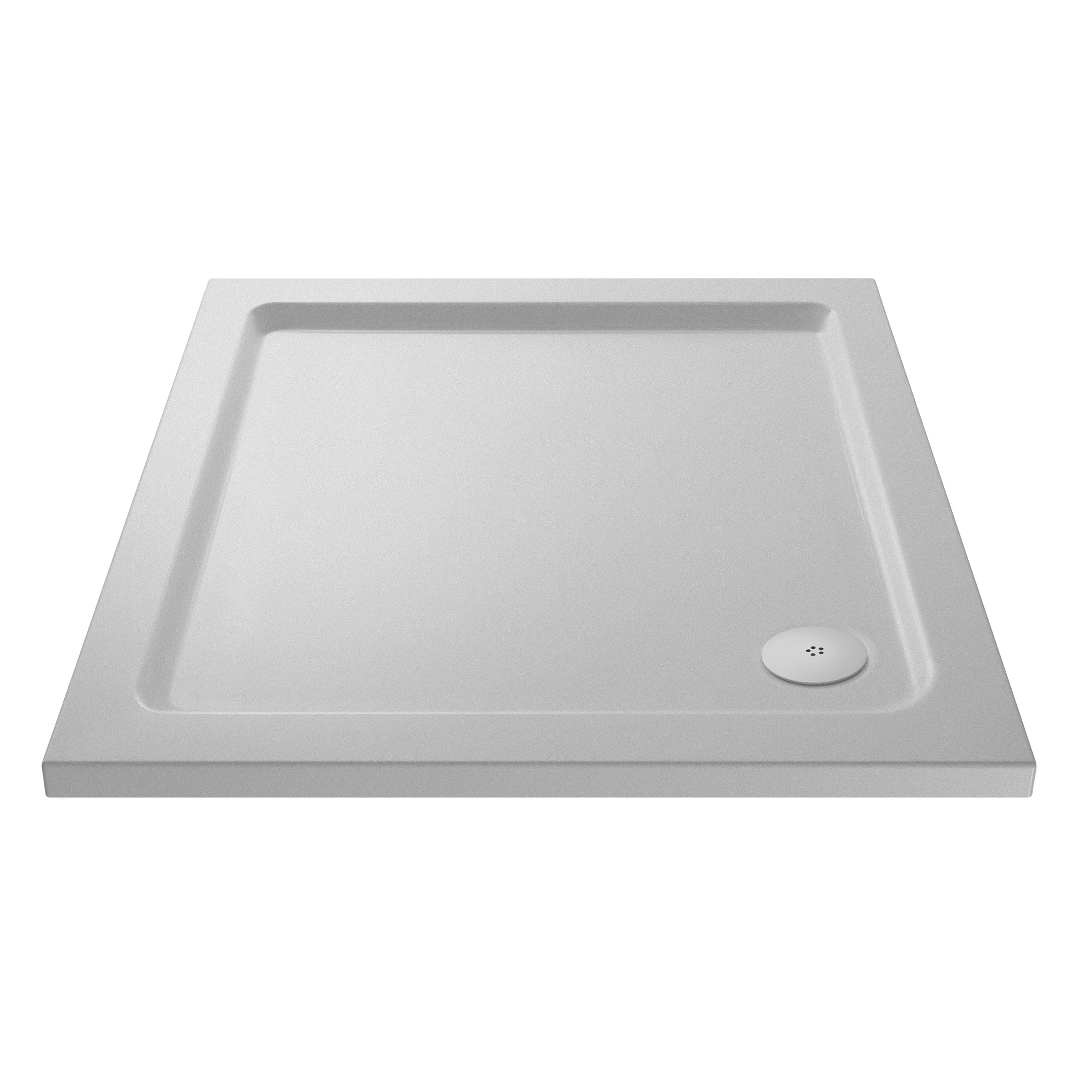 Hudson Reed Nuie Square Shower Tray White Slip Resistant 760 x 760mm NSR003