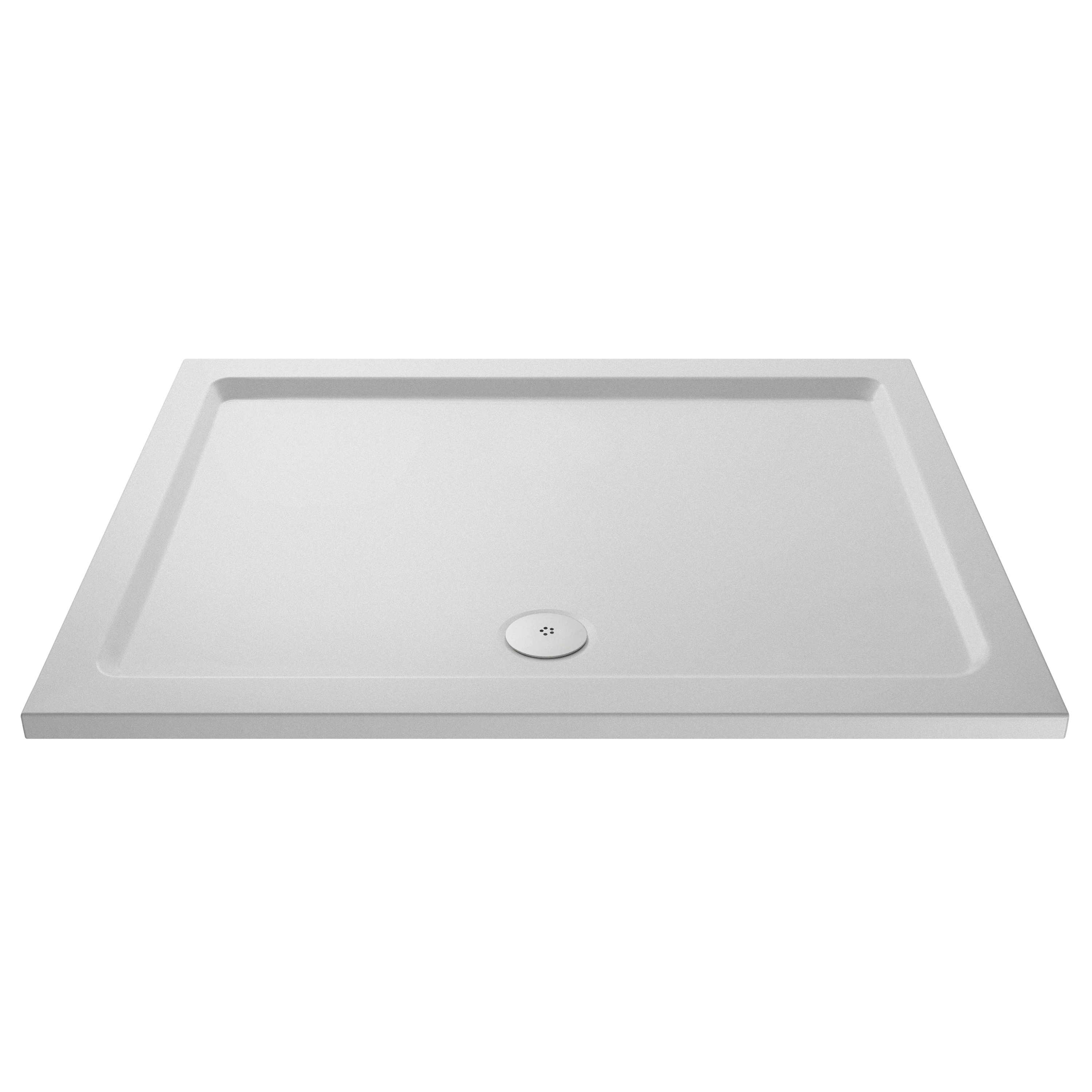 Hudson Reed Nuie Rectangular White Slip Resistant Shower Tray 1700 x 760mm NSR062