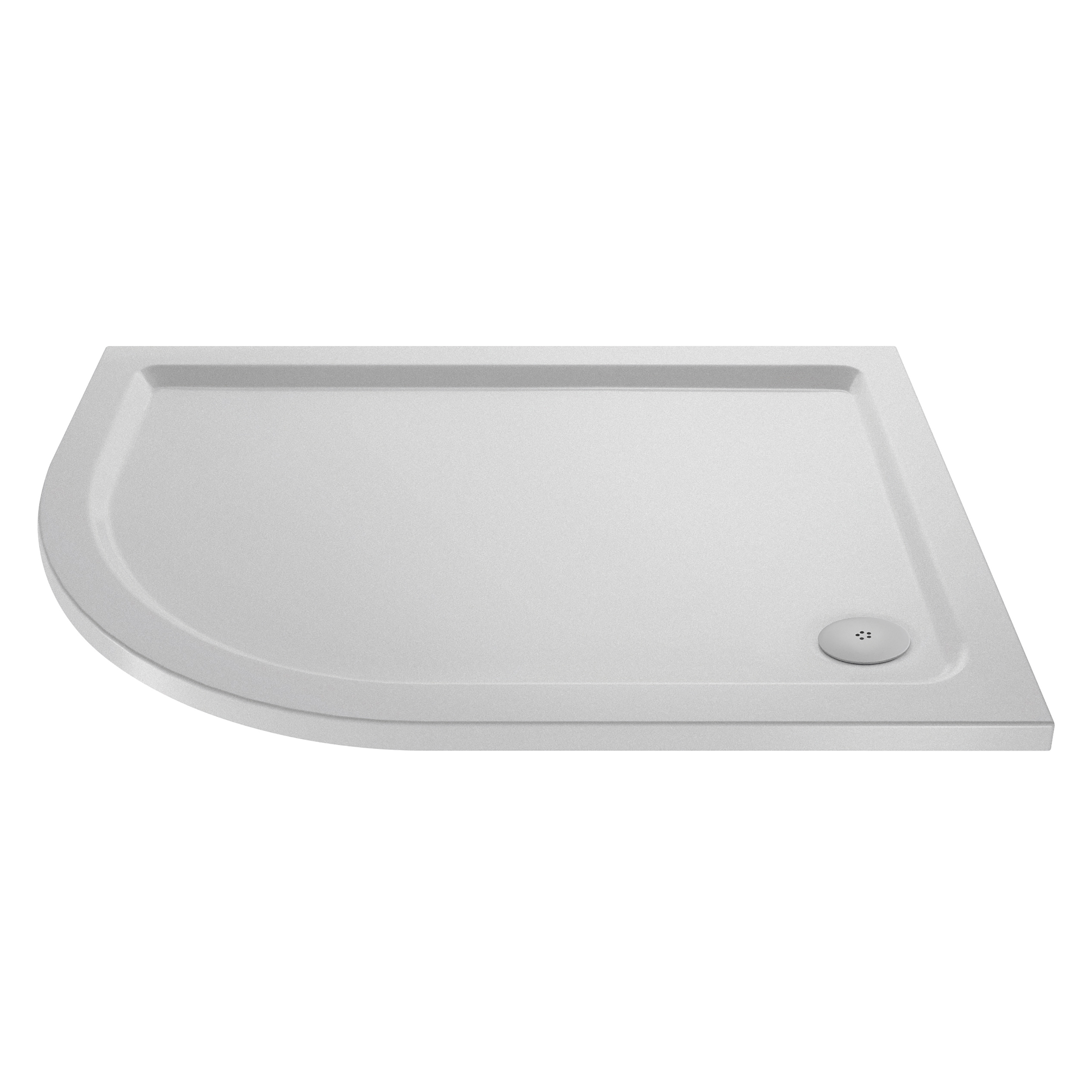 Hudson Reed Nuie Offset Quadrant Tray White Slip Resistant Shower LH 900 x 760mm NSR101