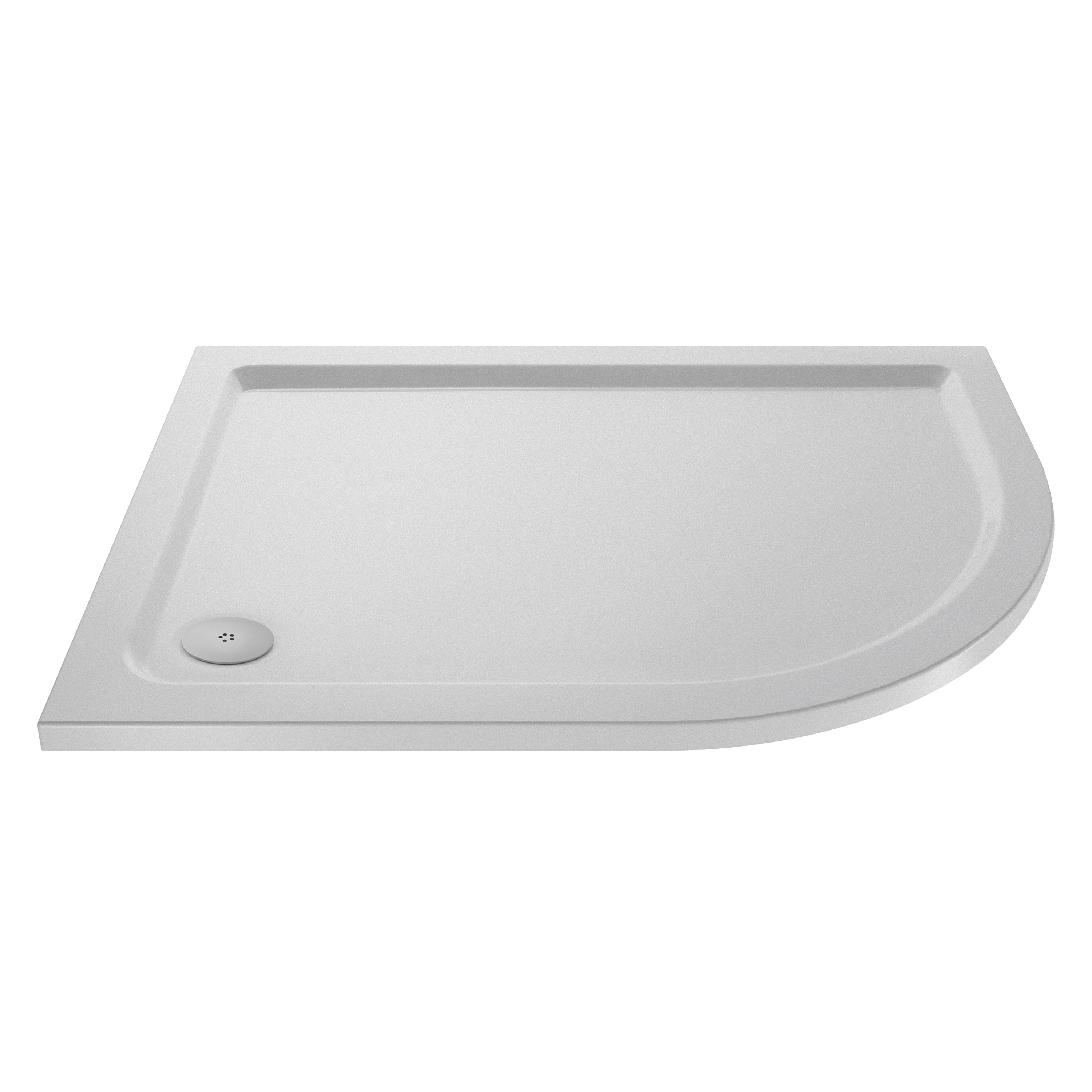 Hudson Reed Nuie Offset Quadrant Tray White Slip Resistant Shower RH 1200 x 800mm NSR113