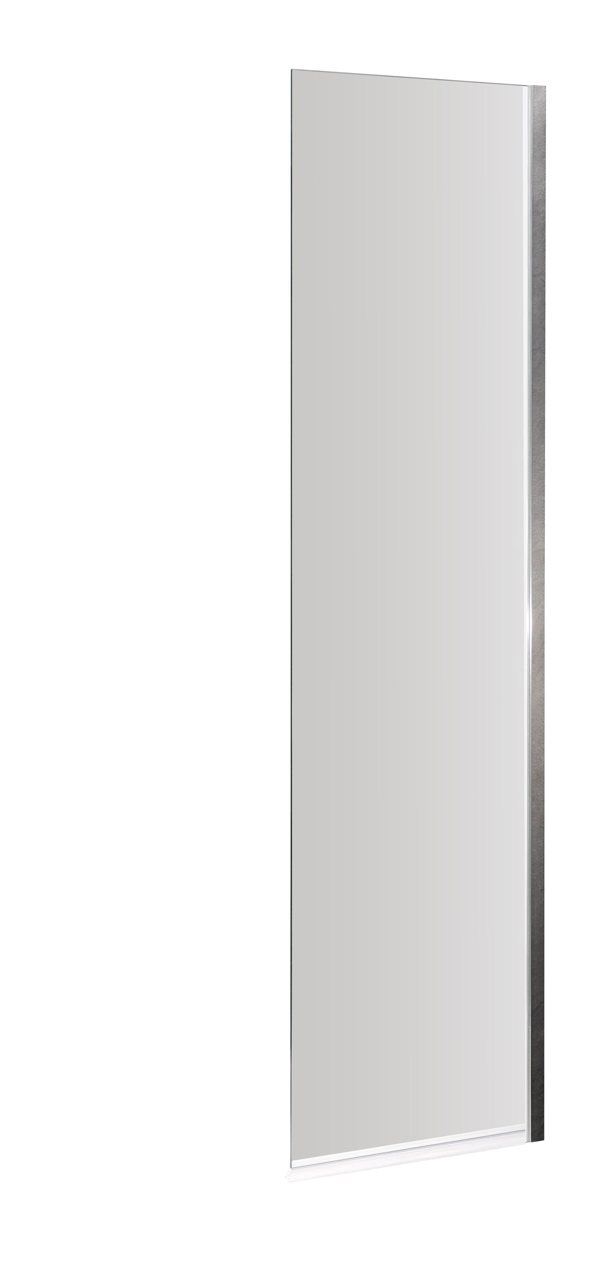 Nuie Chrome 350mm Fixed Bath Screen NSSF1