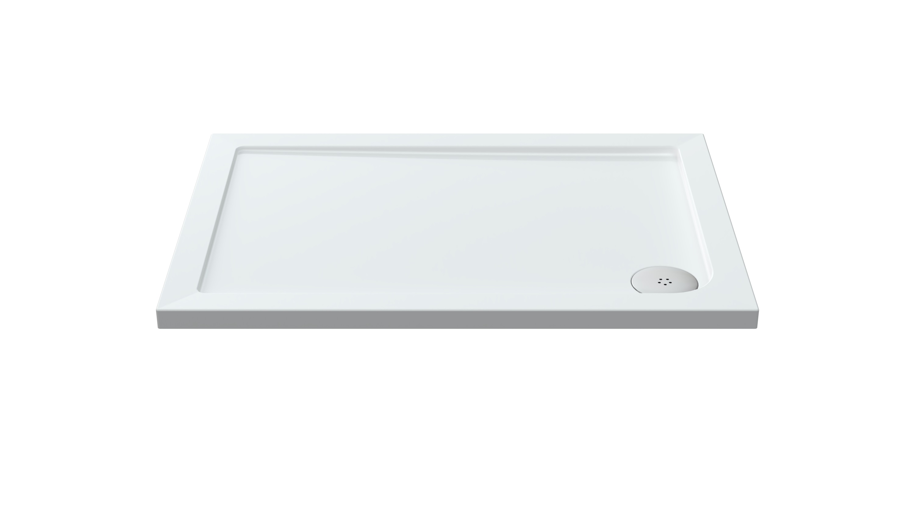 Hudson Reed Nuie Rectangular Shower Tray White 1000 x 700mm NTP021