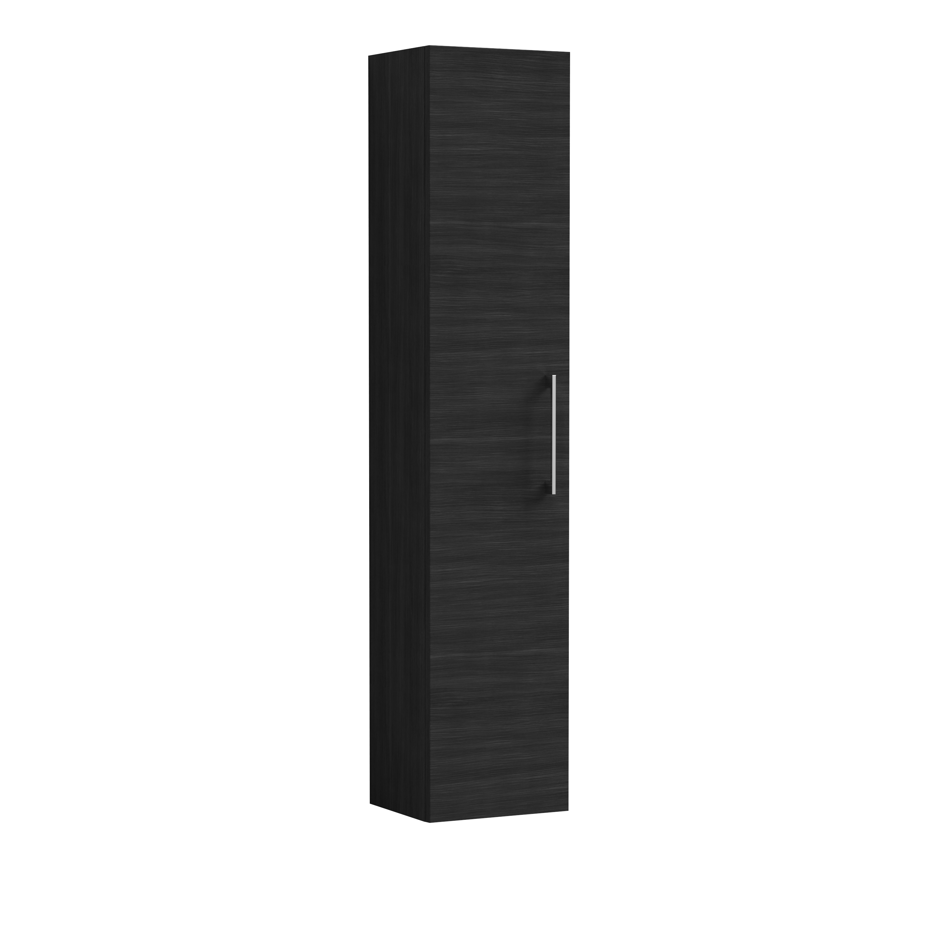 Nuie Arno Charcoal Black 300mm Tall Unit 1 Door NVF661N