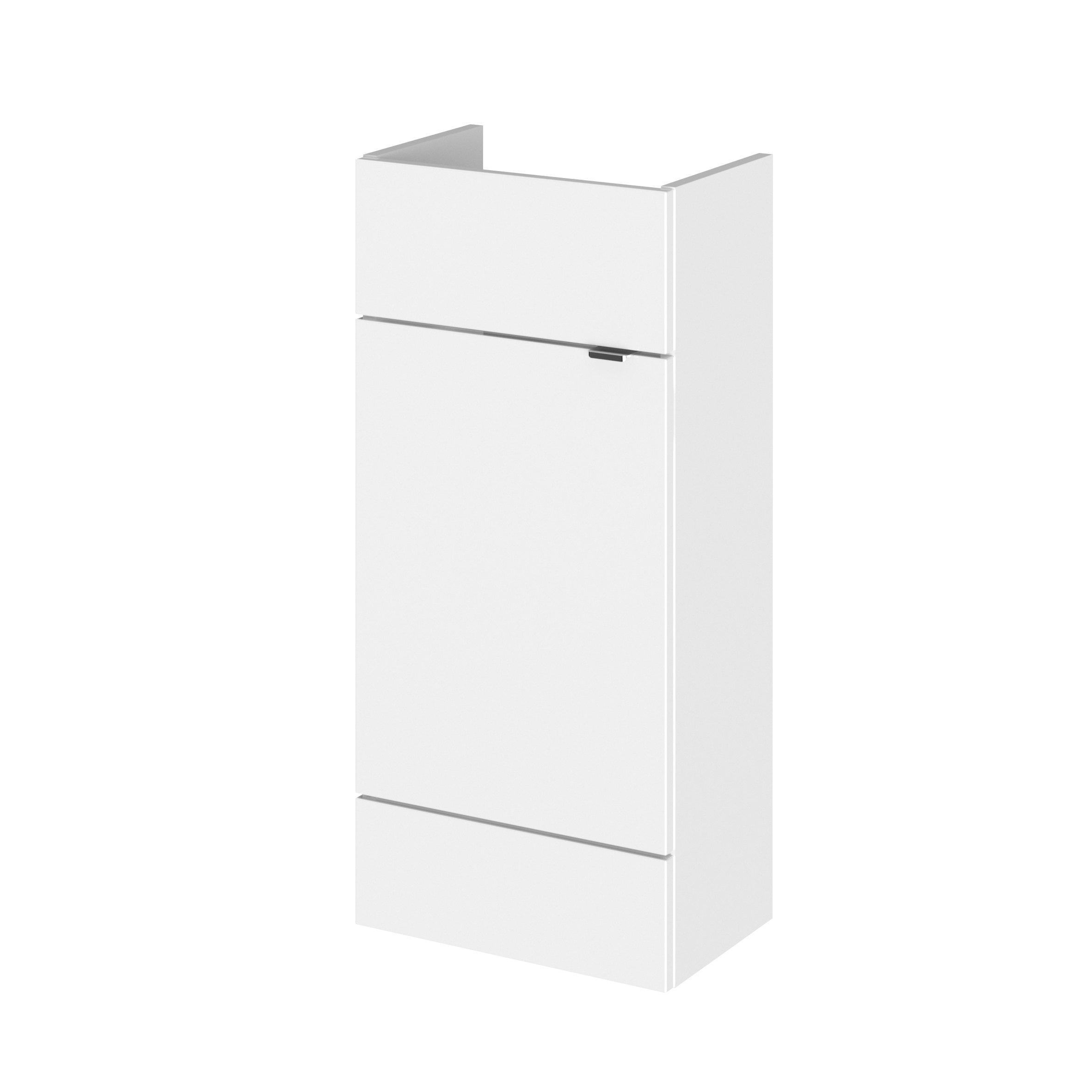 Hudson Reed Fusion Gloss White 400mm Vanity Unit Compact OFF103