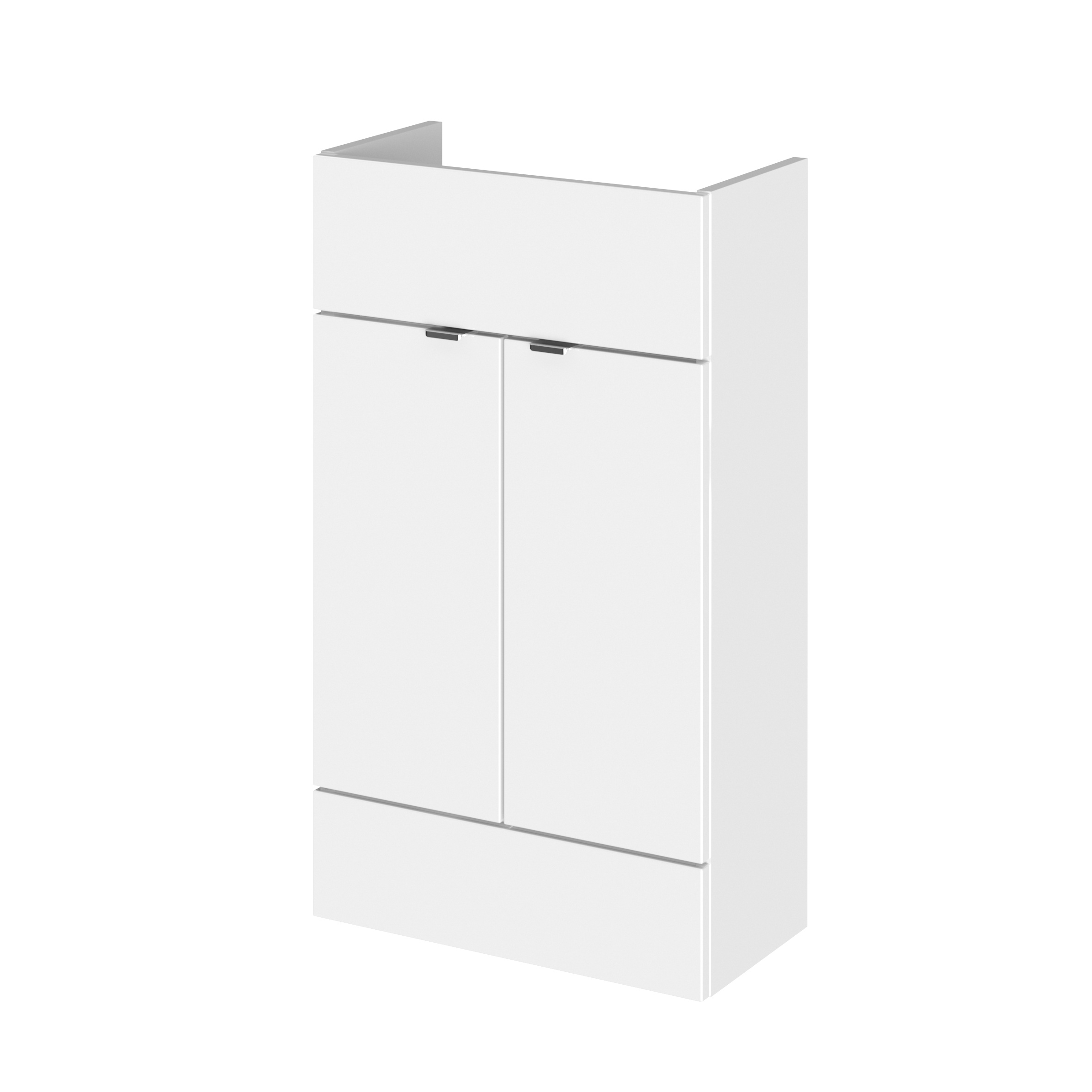 Hudson Reed Fusion Gloss White 500mm Vanity Unit Compact OFF105