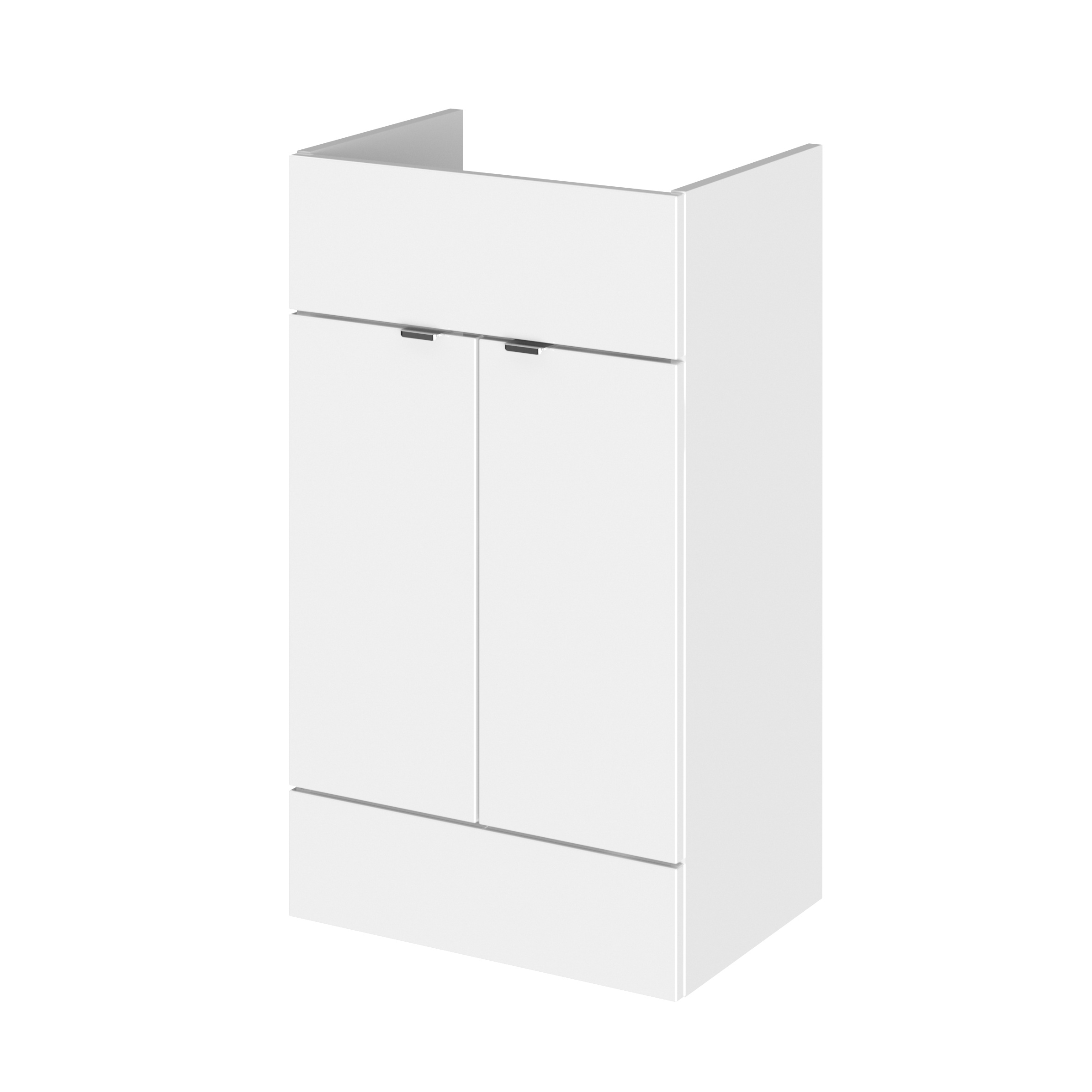 Hudson Reed Fusion Gloss White 500mm Vanity Unit OFF106