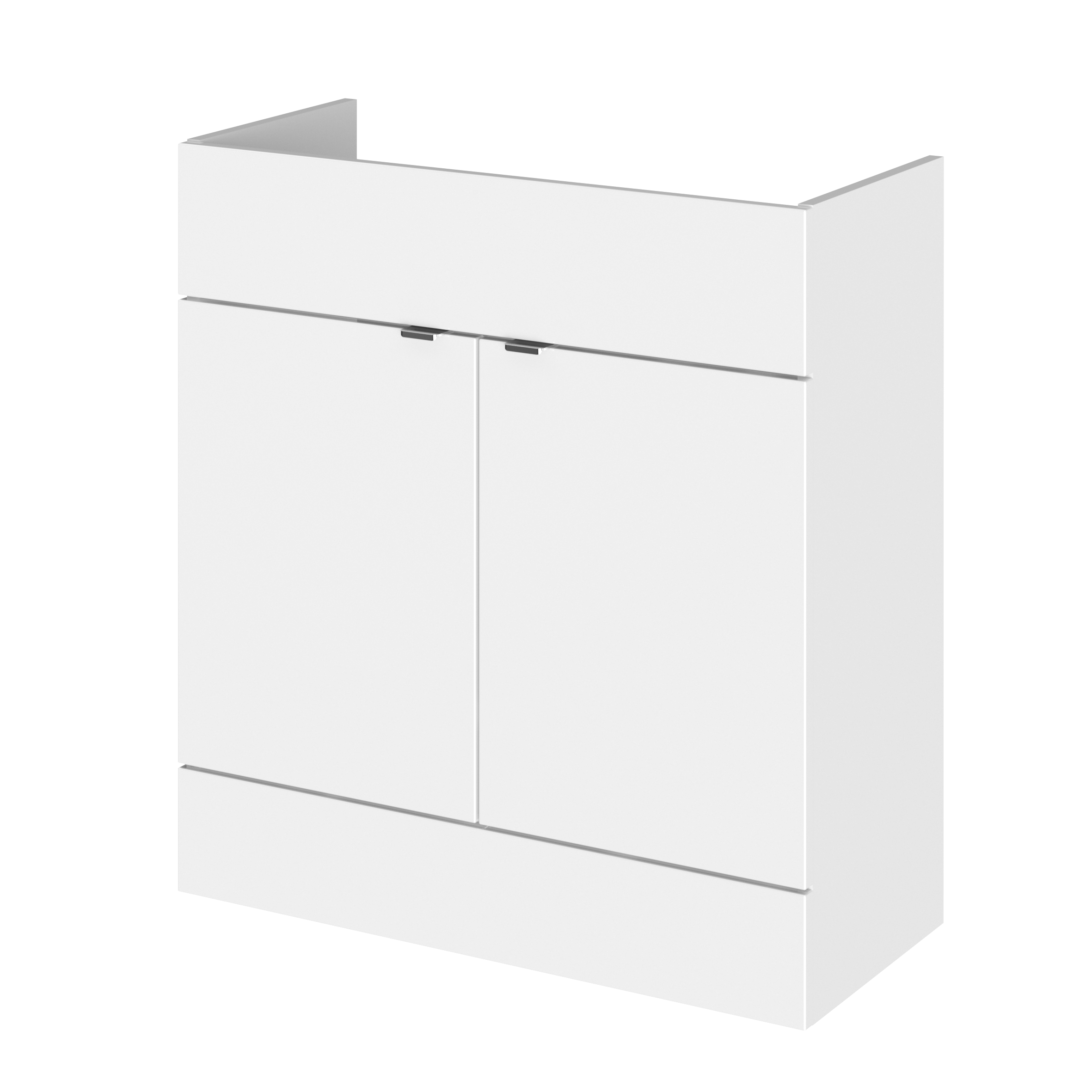 Hudson Reed Fusion Gloss White 800mm Vanity Unit OFF109