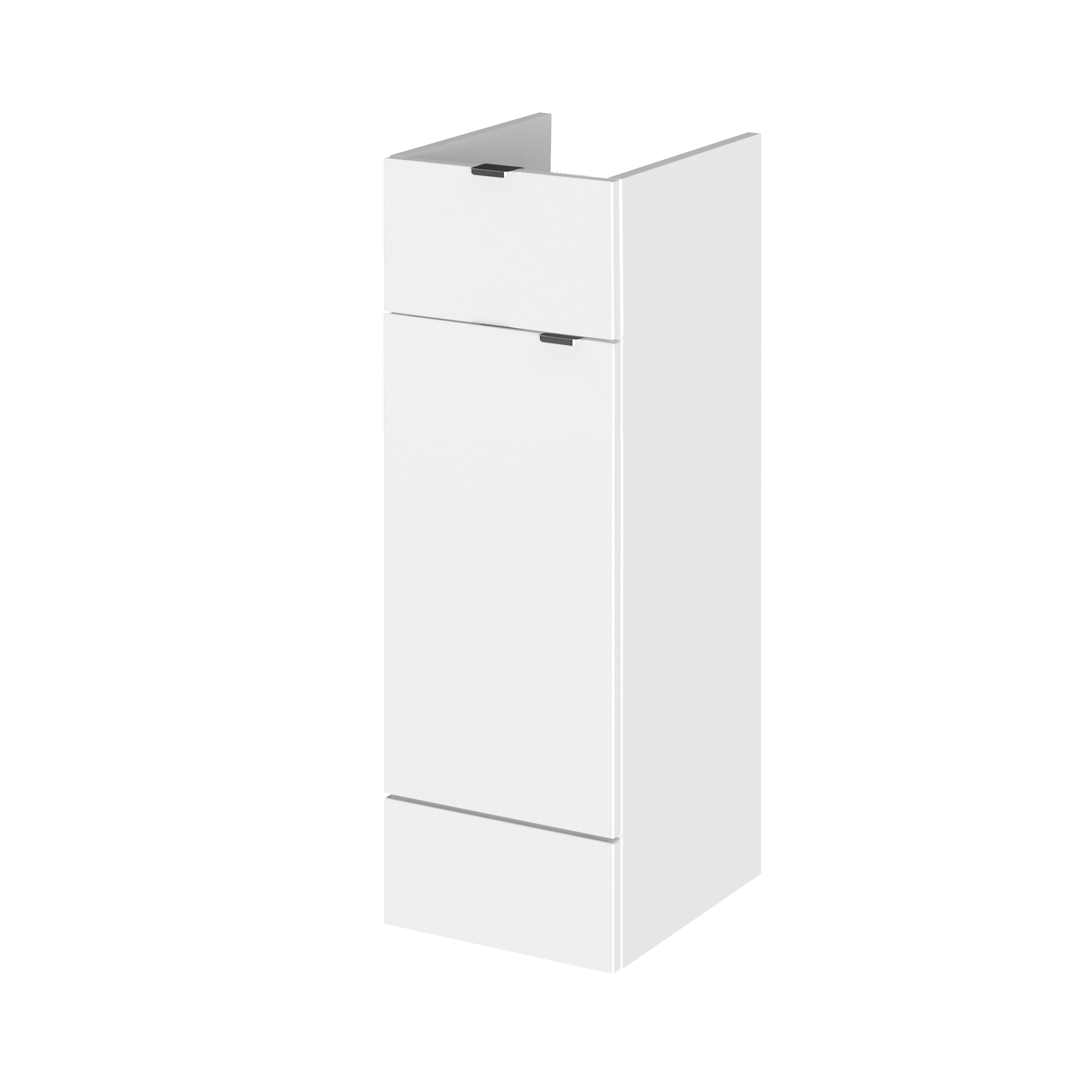 Hudson Reed Fusion Gloss White 300mm Drawer Lined Unit OFF122