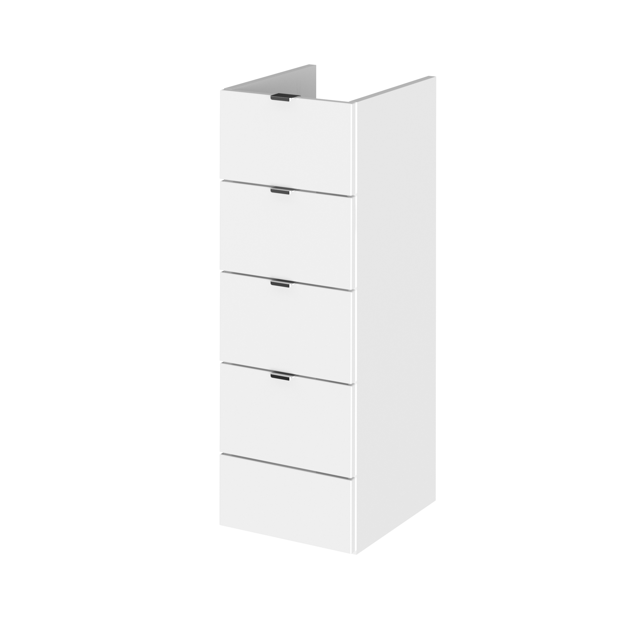 Hudson Reed Fusion Gloss White 300mm Vanity Unit OFF132