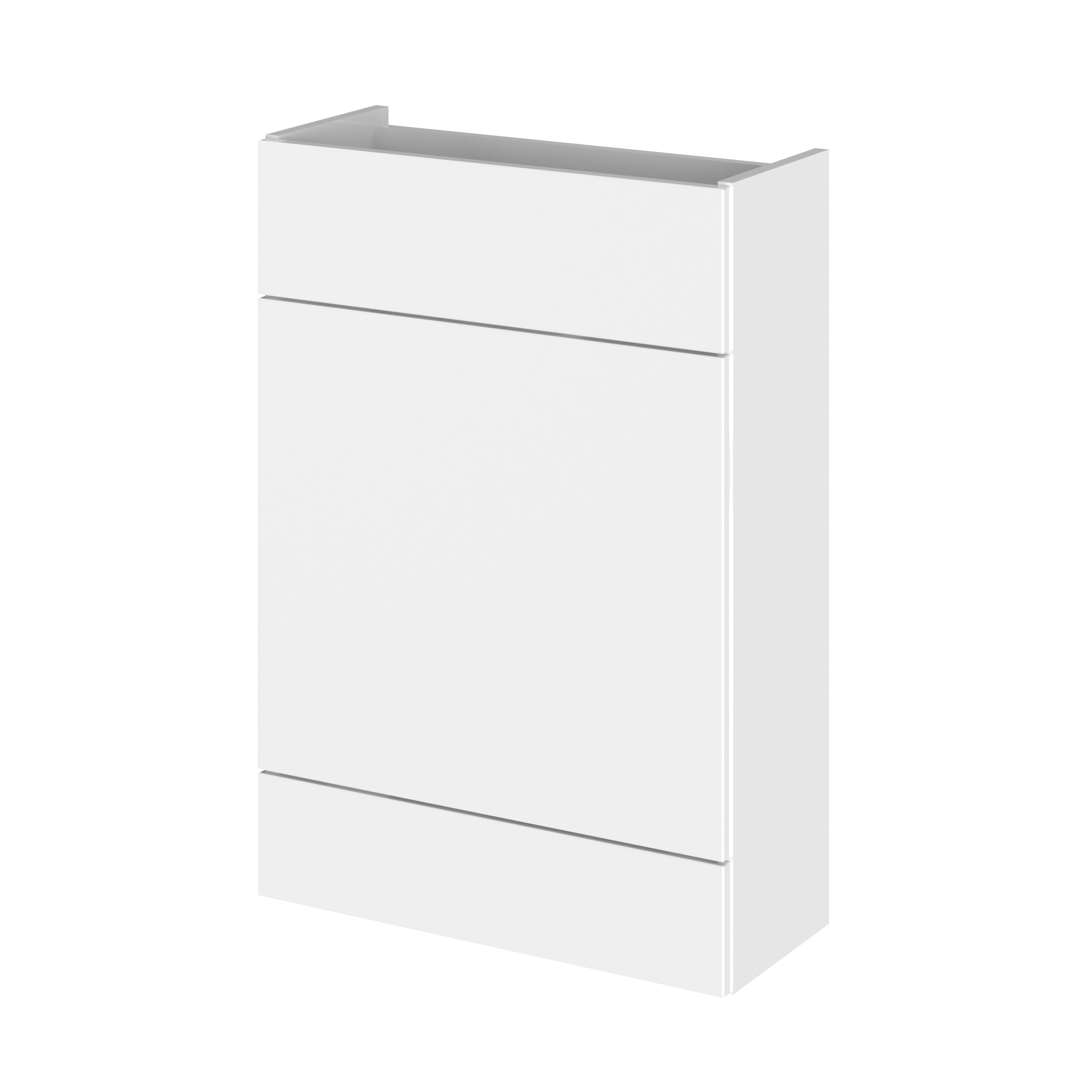 Hudson Reed Fusion Gloss White 600mm WC Unit Compact OFF147