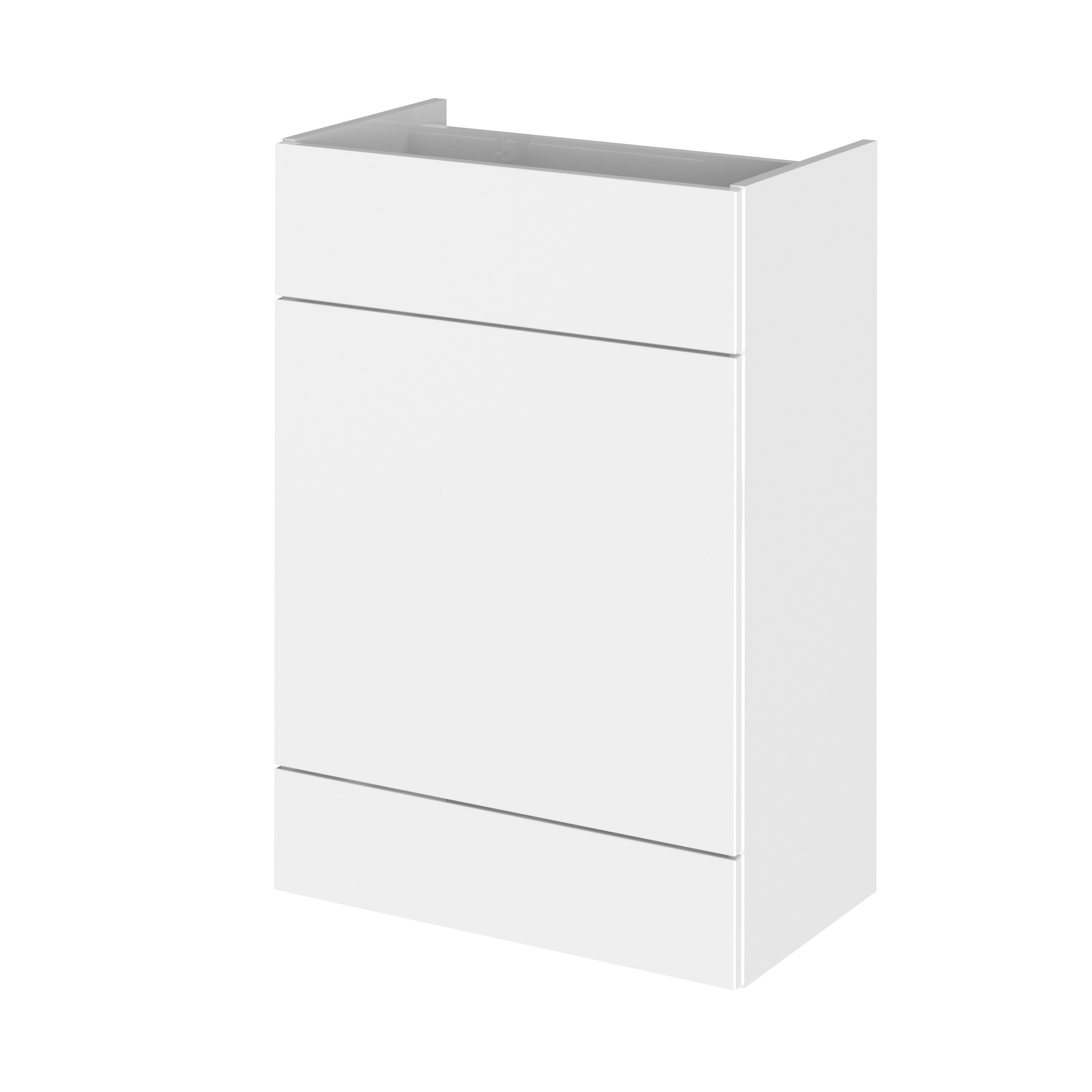 Hudson Reed Fusion Gloss White 600mm WC Unit OFF148