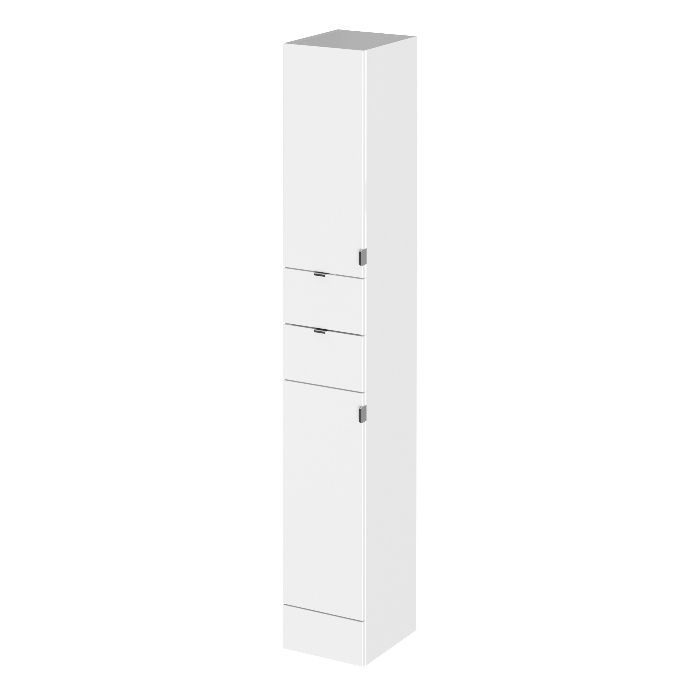 Hudson Reed Fusion Gloss White 300mm Tall Unit OFF162