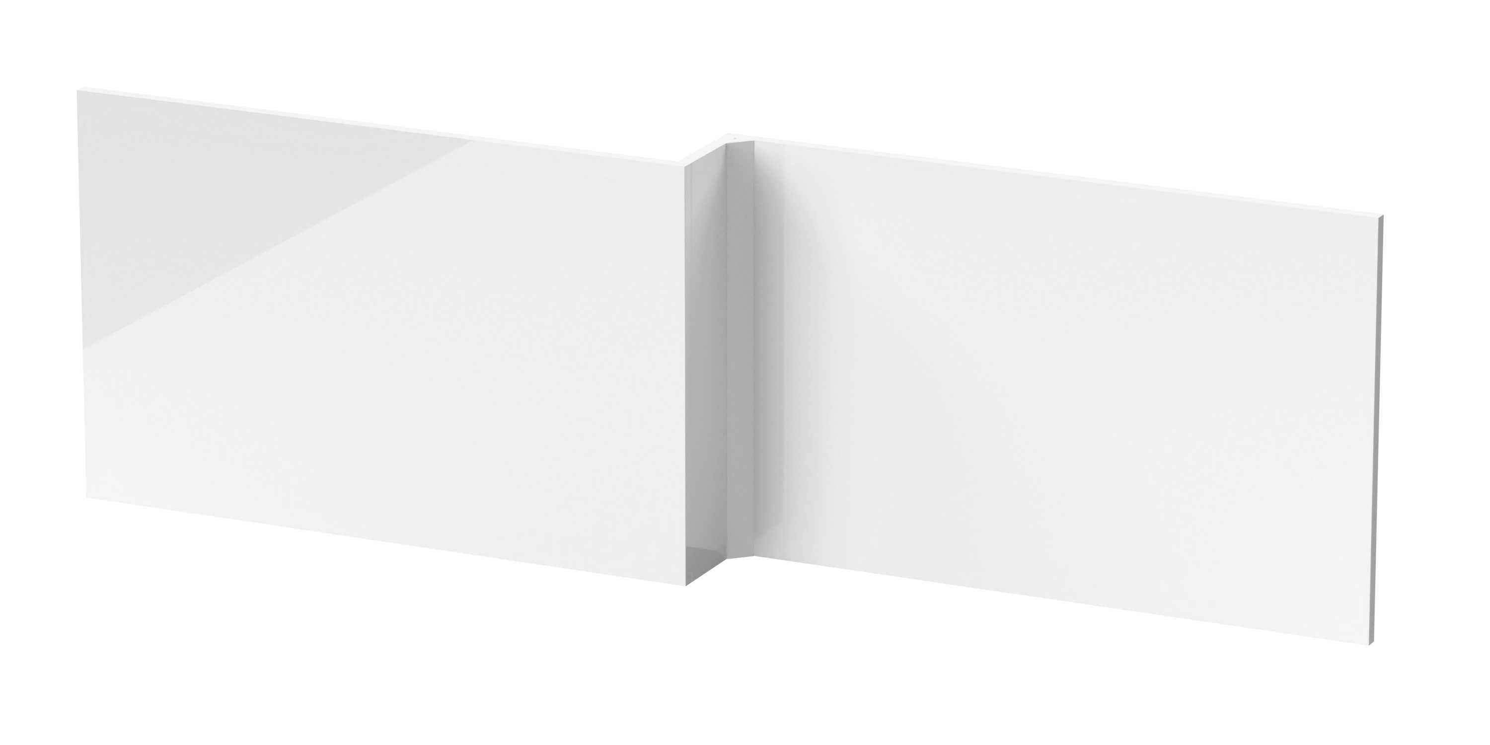 Hudson Reed Fusion Gloss White 1700mm Shower Bath Front Panel OFF173