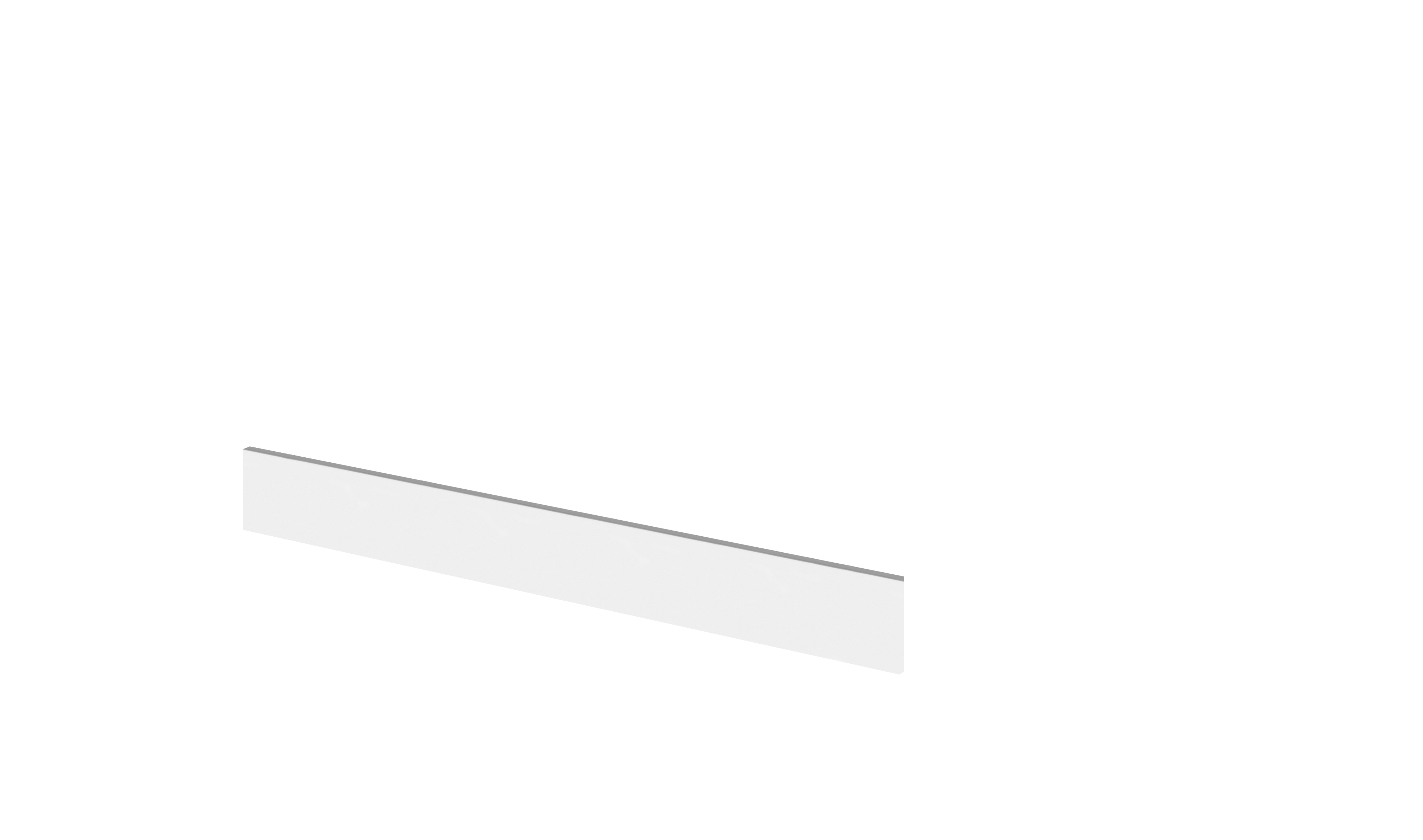 Hudson Reed Fusion Gloss White 1250mm Plinth OFF191