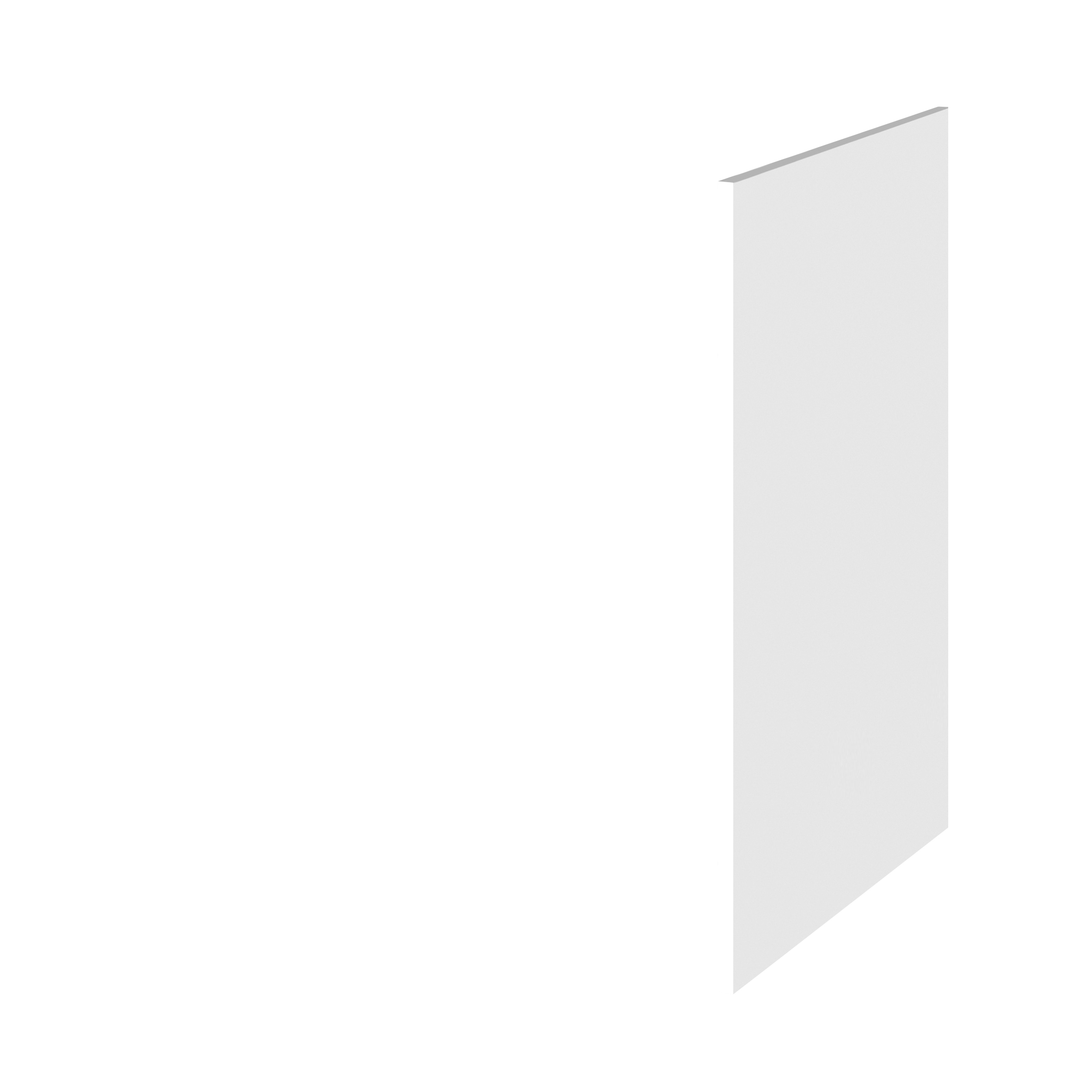 Hudson Reed Fusion Gloss White Decorative End Panel OFF192