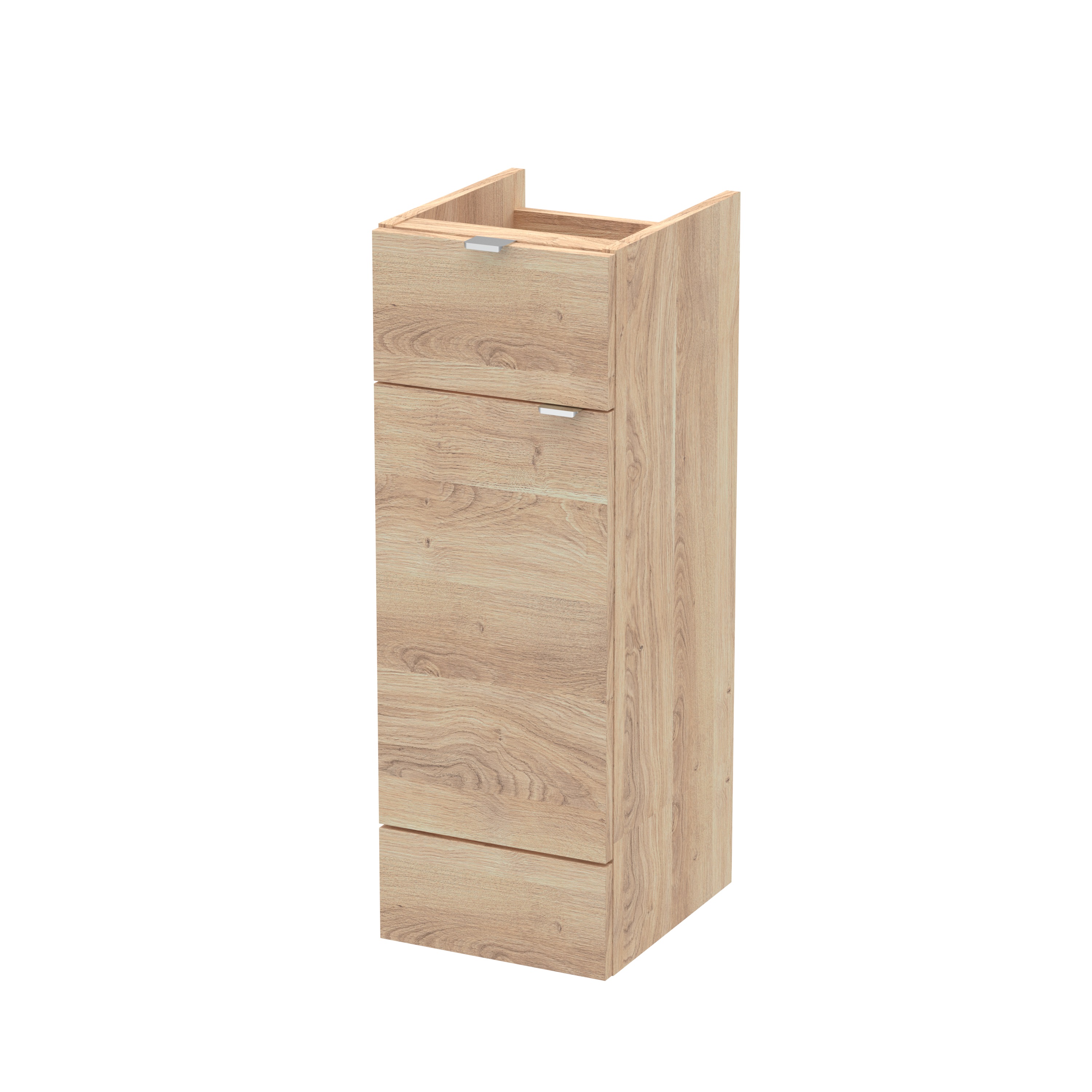 Hudson Reed Fusion Bleached Oak 300mm Drawer Lined Unit OFF3022