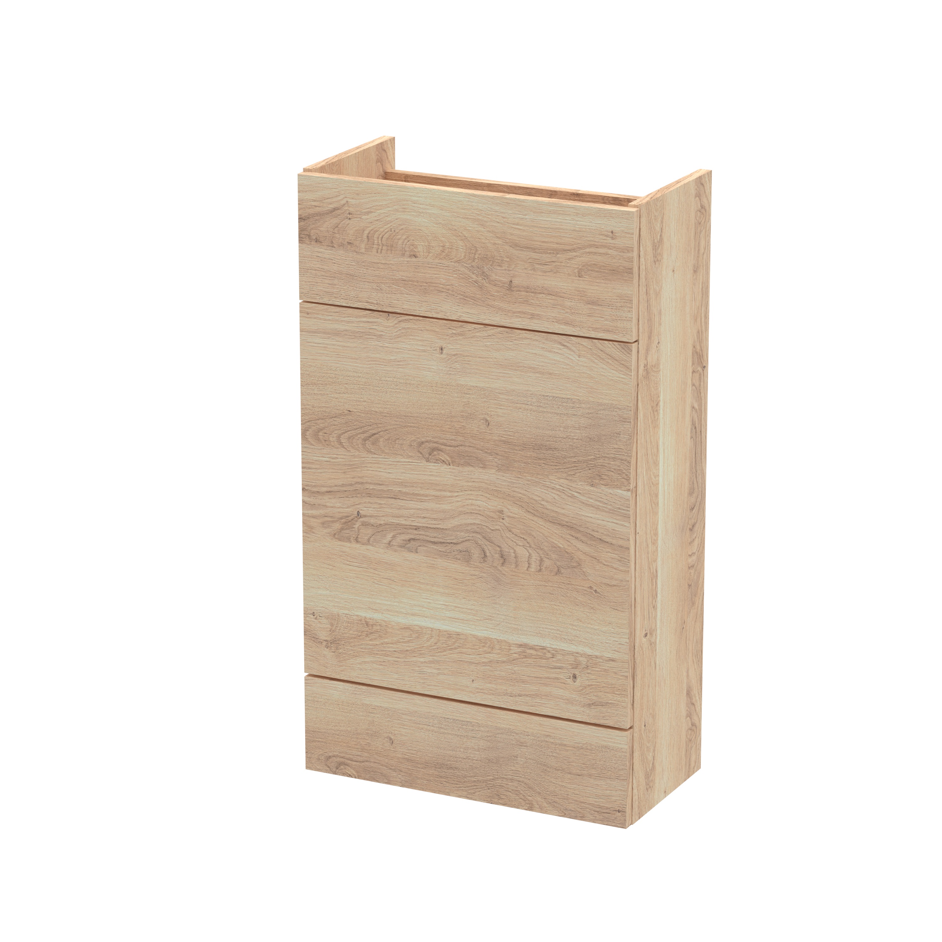 Hudson Reed Fusion Bleached Oak 500mm WC Unit Compact OFF3045
